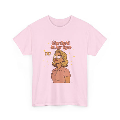 Starlight in Her Eyes – 1111 Angel Number Retro T-Shirt | Unisex Spiritual Vintage Tee - Madame Soulière