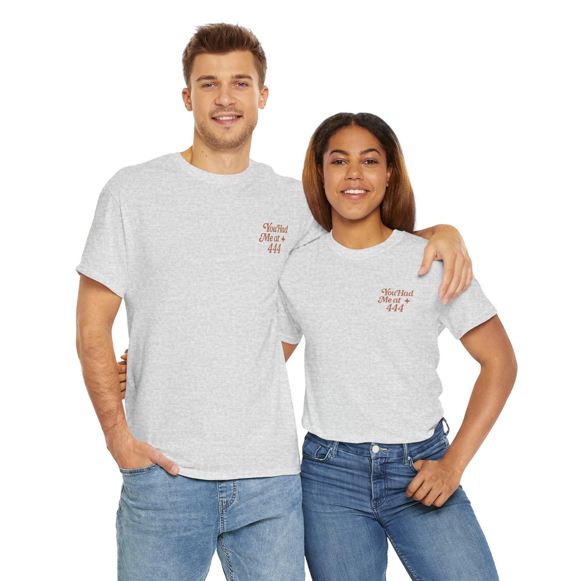 You Had Me at 444 – Retro Angel Number Mini Graphic Tee | Unisex Vintage Spiritual Shirt - Madame Soulière