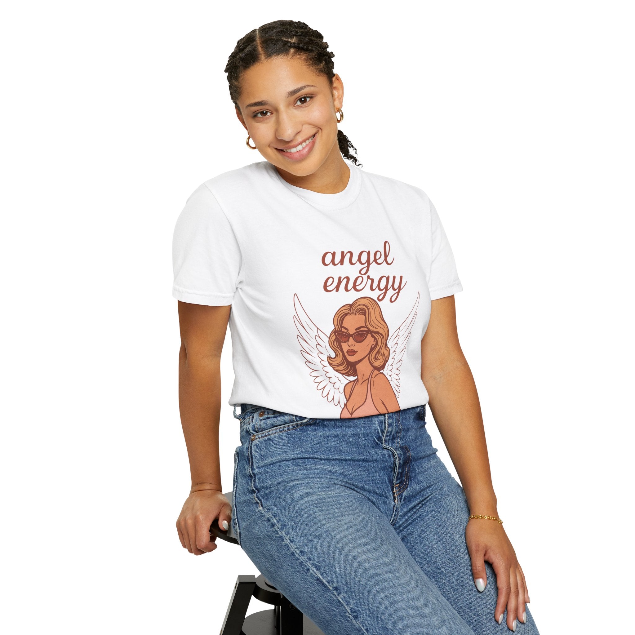 Angel Energy – Retro Vintage T-Shirt