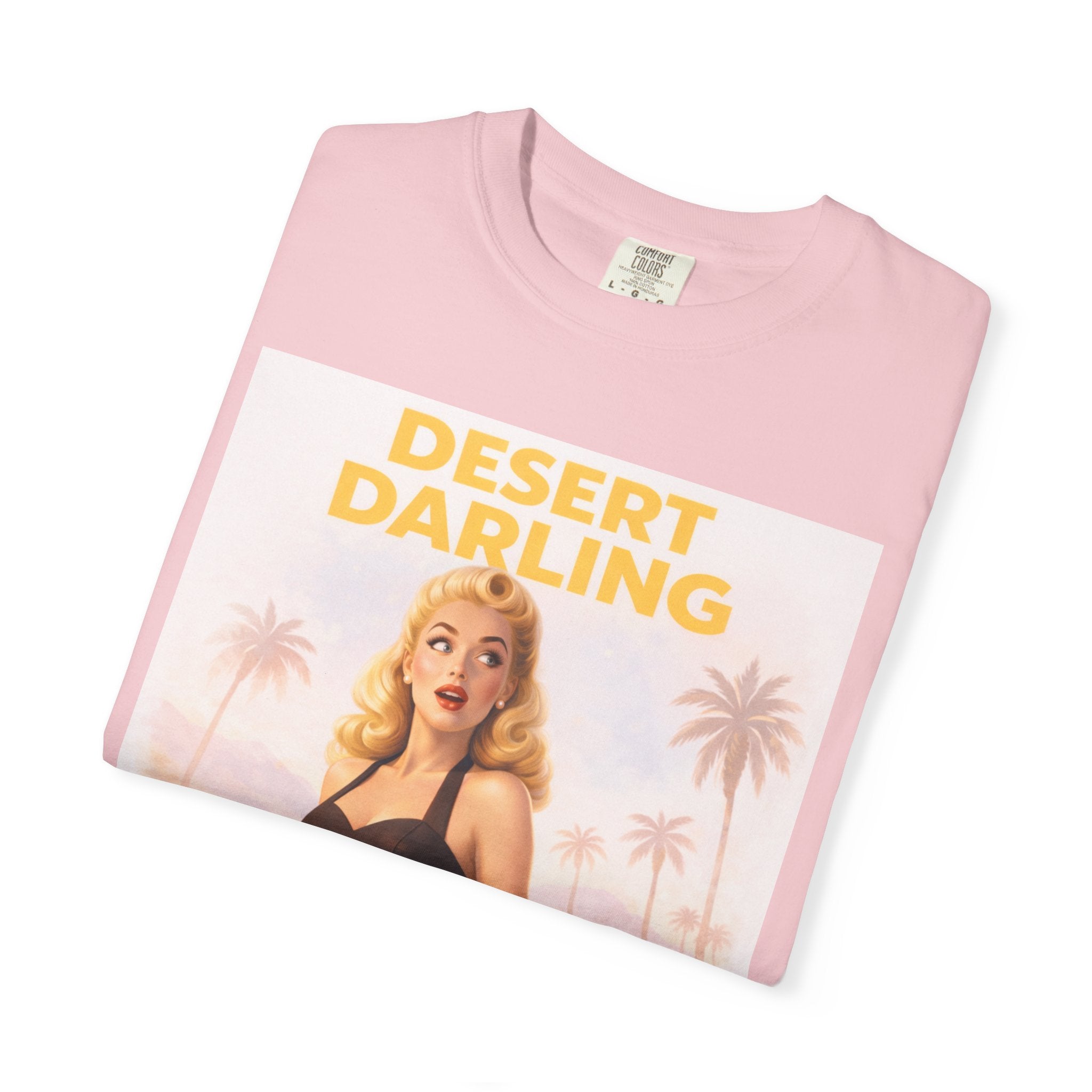Desert Darling – Retro Pin-Up Graphic T-Shirt