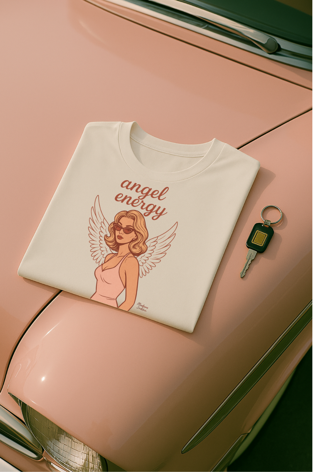 Angel Energy – Retro Vintage T-Shirt