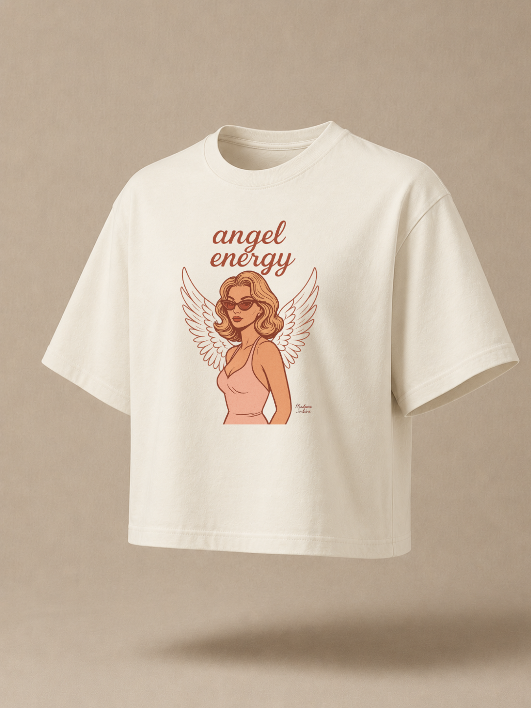 Angel Energy – Retro Pin-Up Vintage Boxy T-Shirt