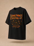 Something’s Creeping Up… – Vintage Horror Long Boxy T-Shirt