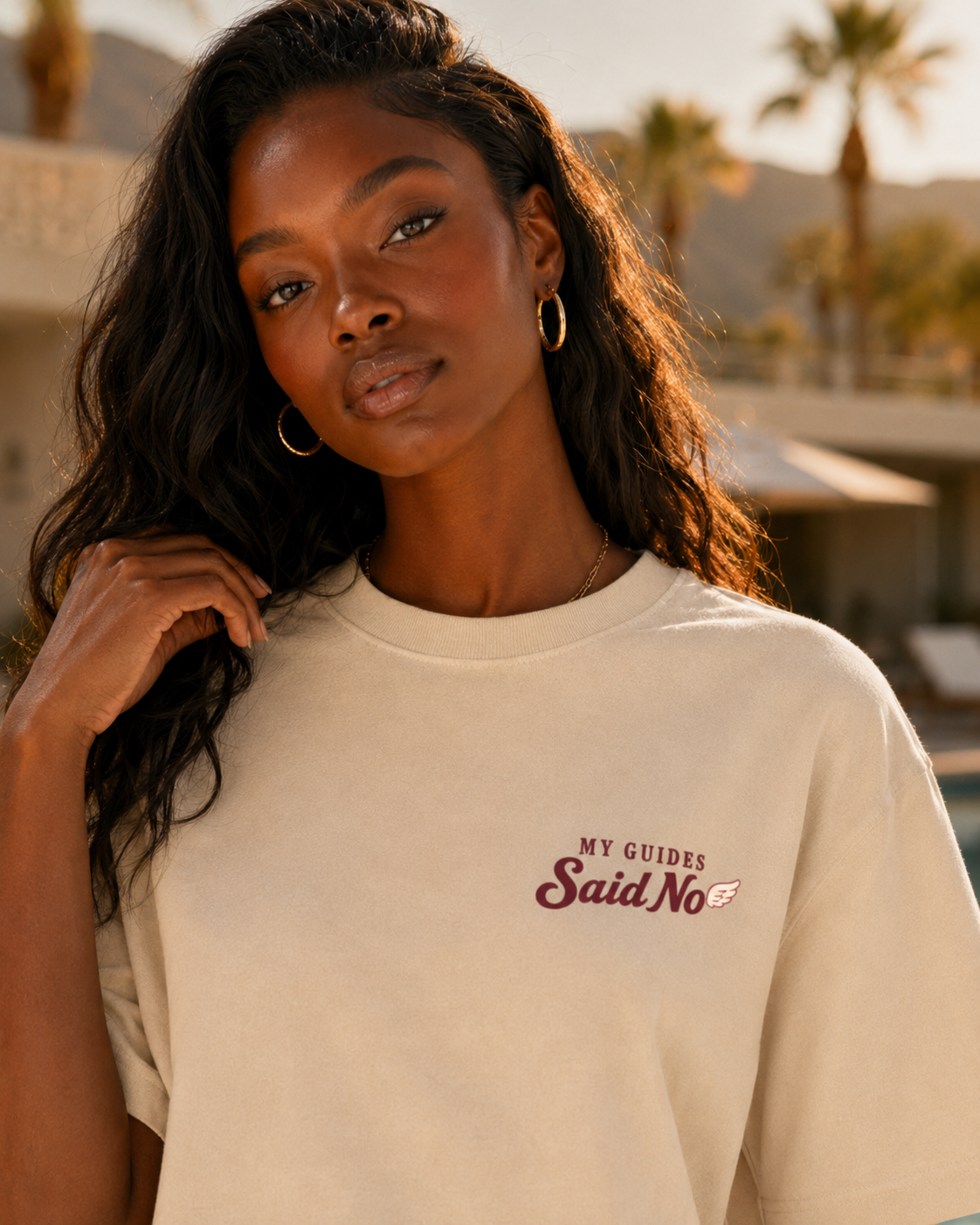 My Guides Said No - Spiritual Retro Boxy Tee