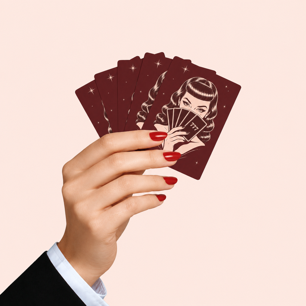 Vintage Femme Fatale Poker Playing Cards — Retro Pinup Deck