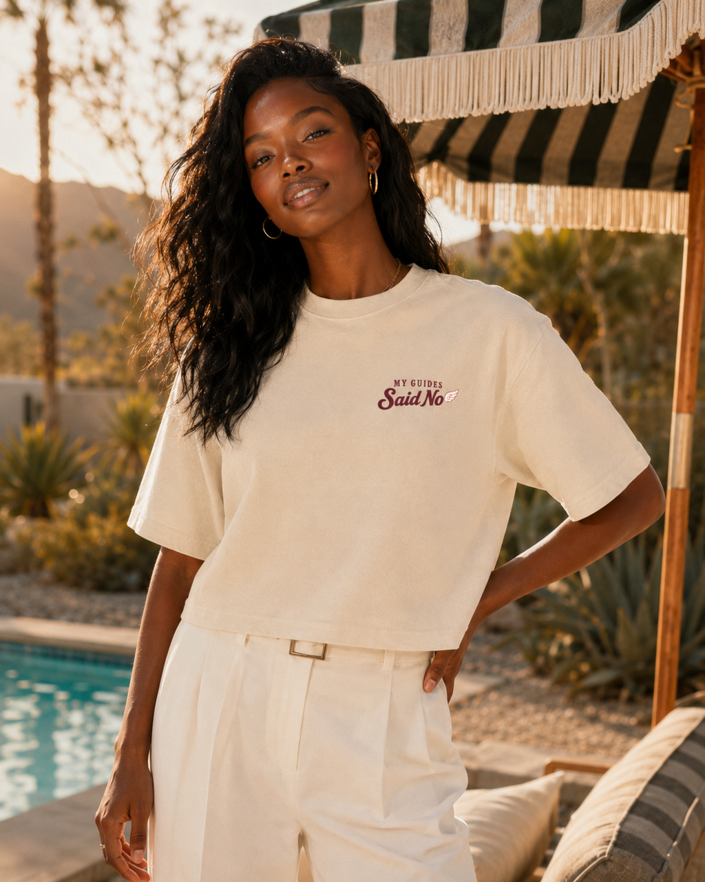 My Guides Said No - Spiritual Retro Boxy Tee