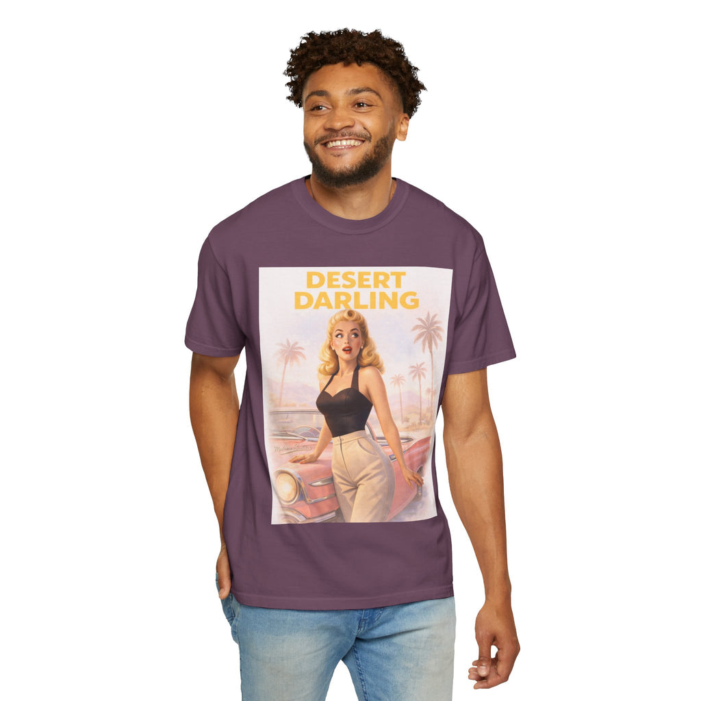 Desert Darling – Retro Pin-Up Graphic T-Shirt