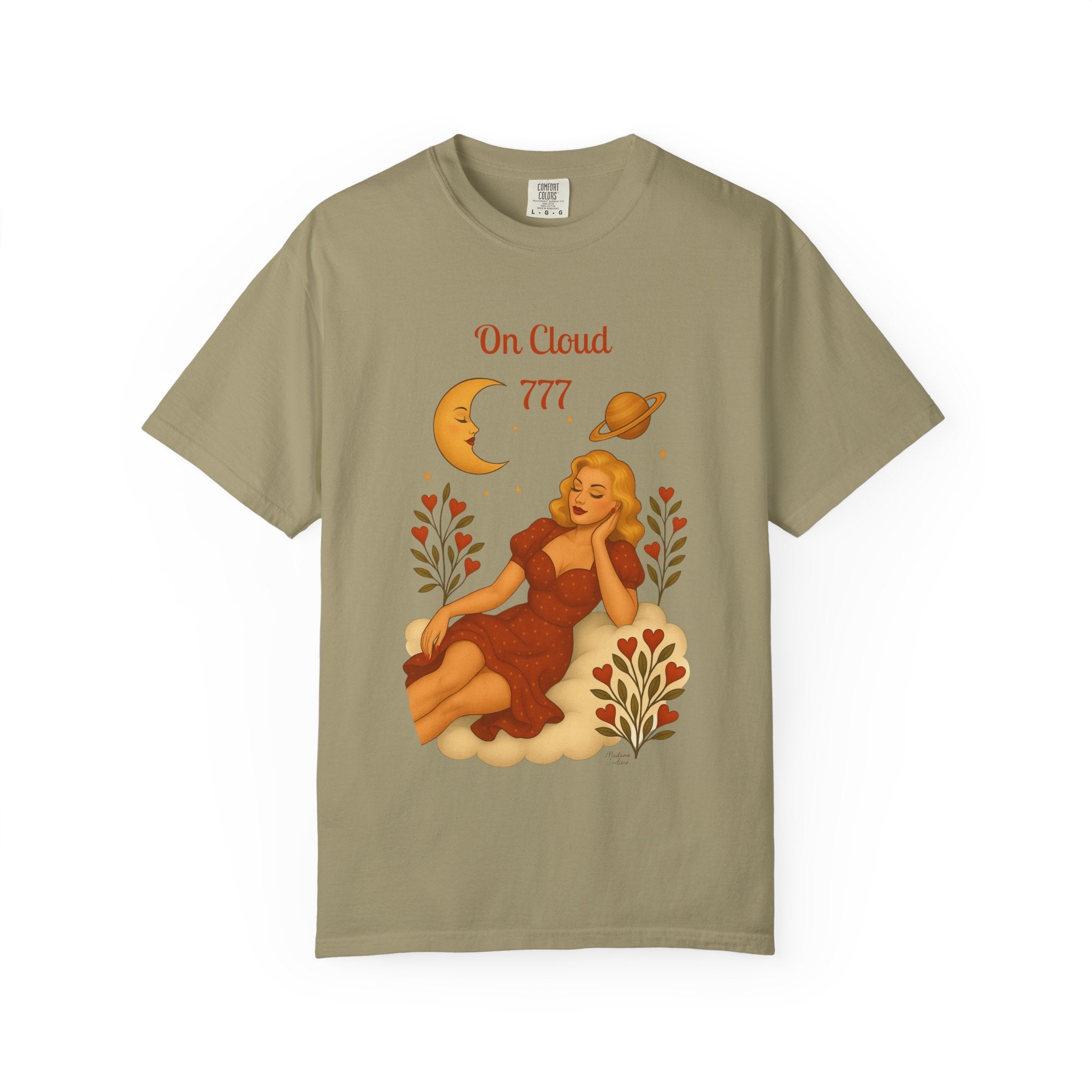 On Cloud 777 – Retro Divine Feminine Vintage T-Shirt