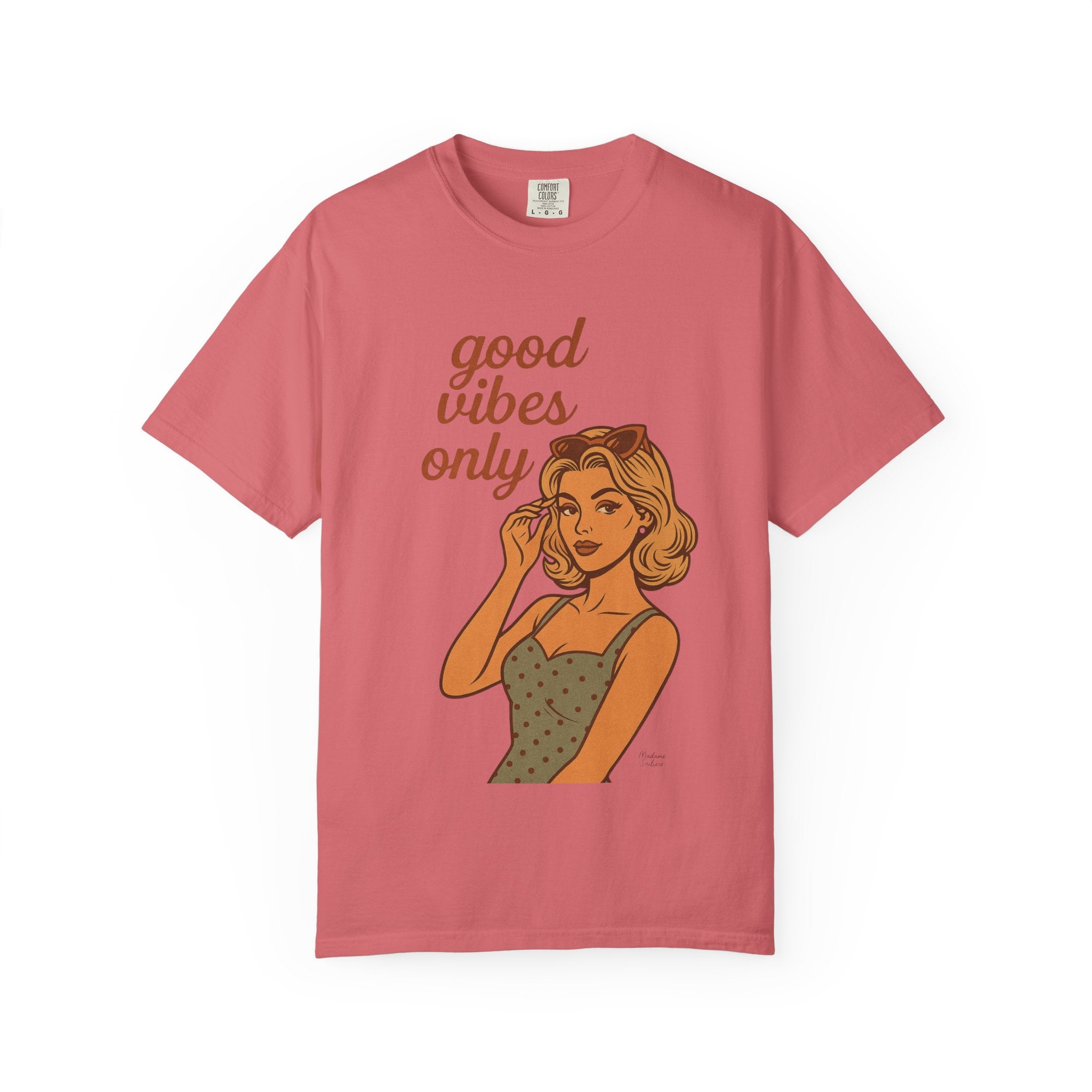 Good Vibes Only – Retro Pin-Up Vintage T-Shirt