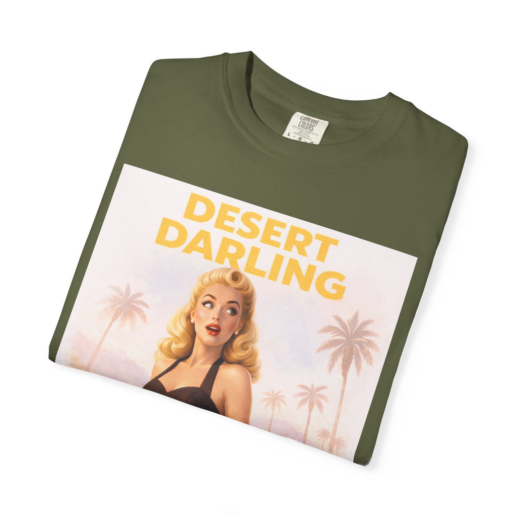 Desert Darling – Retro Pin-Up Graphic T-Shirt