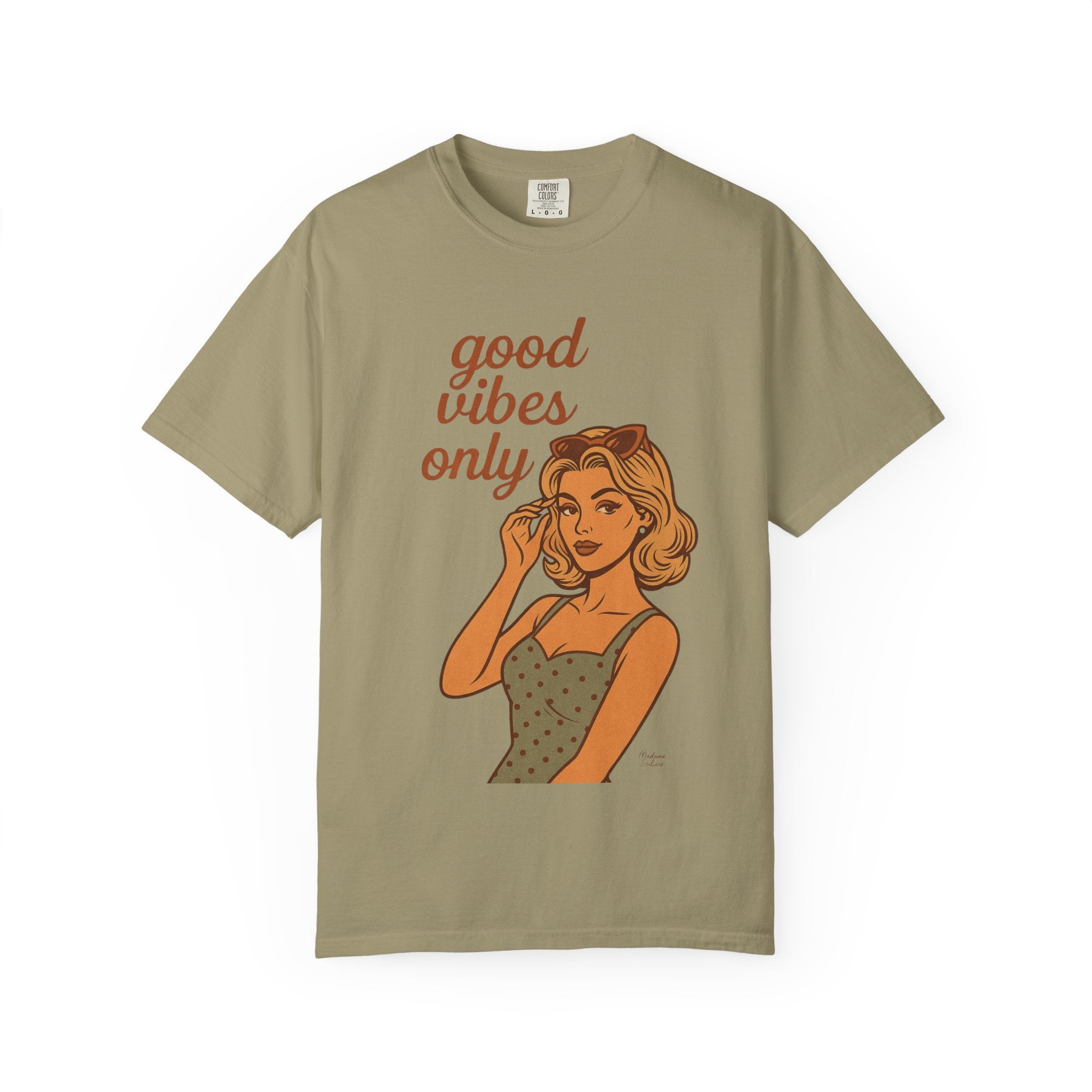 Good Vibes Only – Retro Pin-Up Vintage T-Shirt