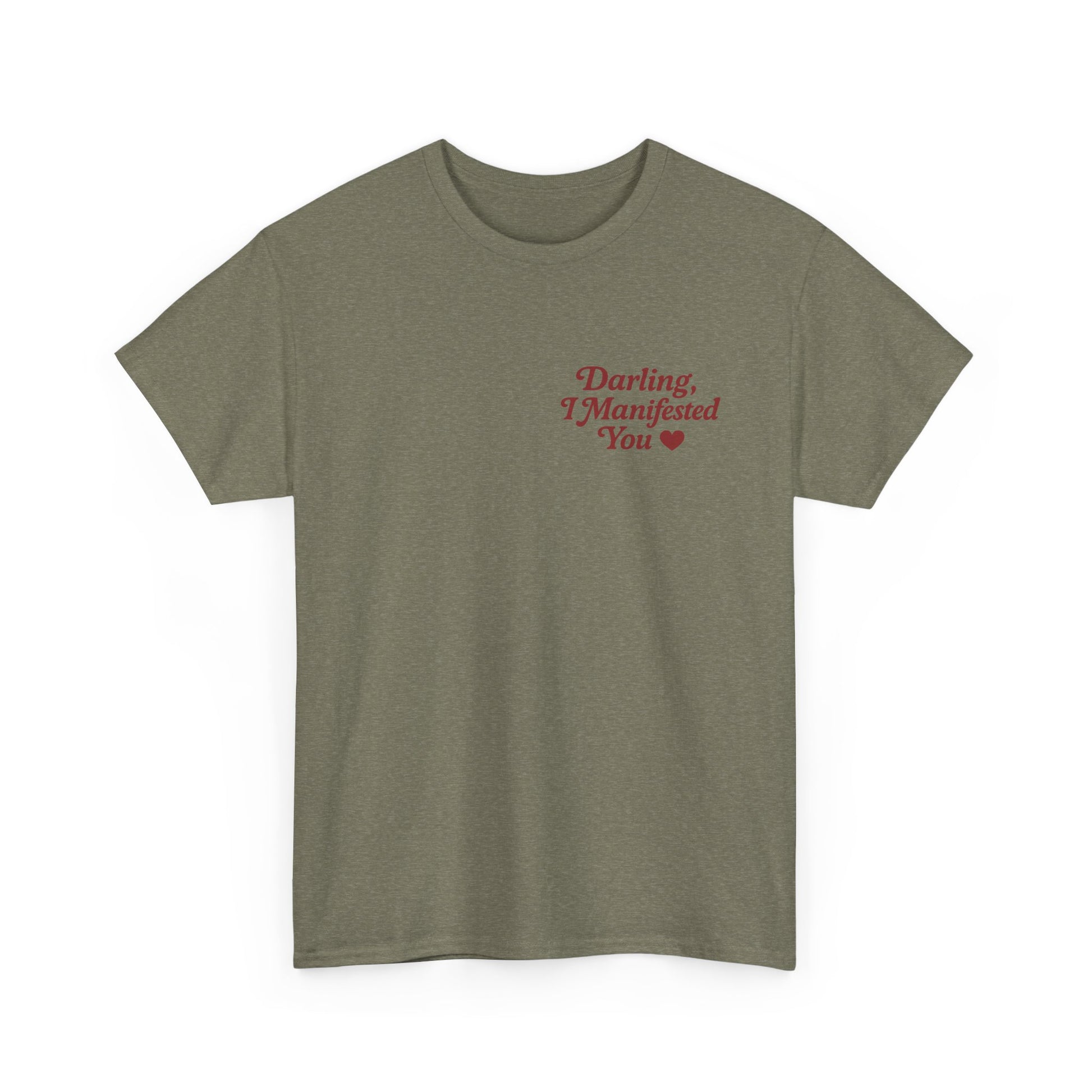 Darling, I Manifested You – Retro Mini Graphic Tee | Unisex Vintage Spiritual Shirt - Madame Soulière