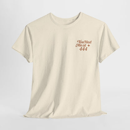 You Had Me at 444 – Retro Angel Number Mini Graphic Tee | Unisex Vintage Spiritual Shirt - Madame Soulière