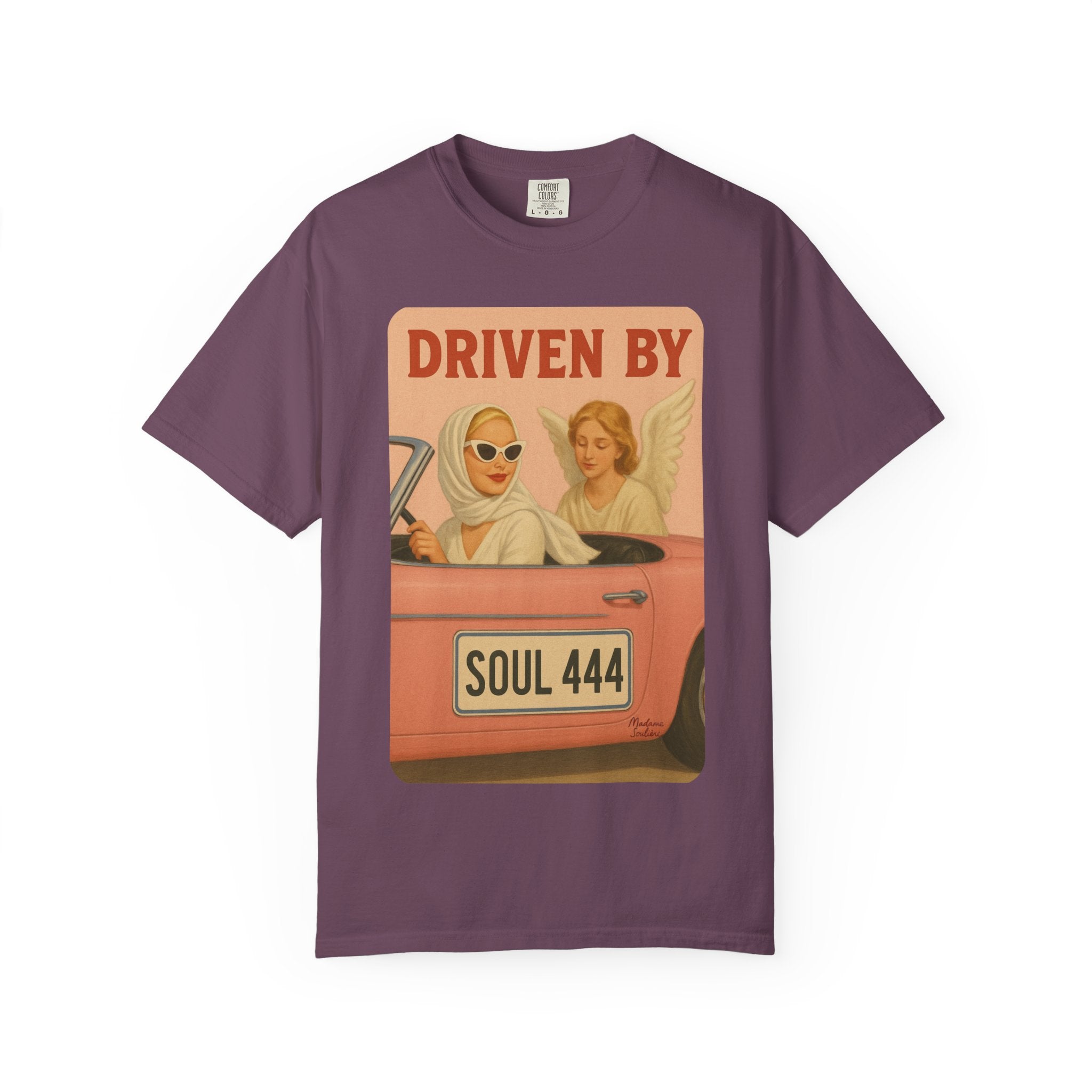 Driven by Soul 444 Graphic T-Shirt – Spiritual Retro Angel Number Unisex Tee