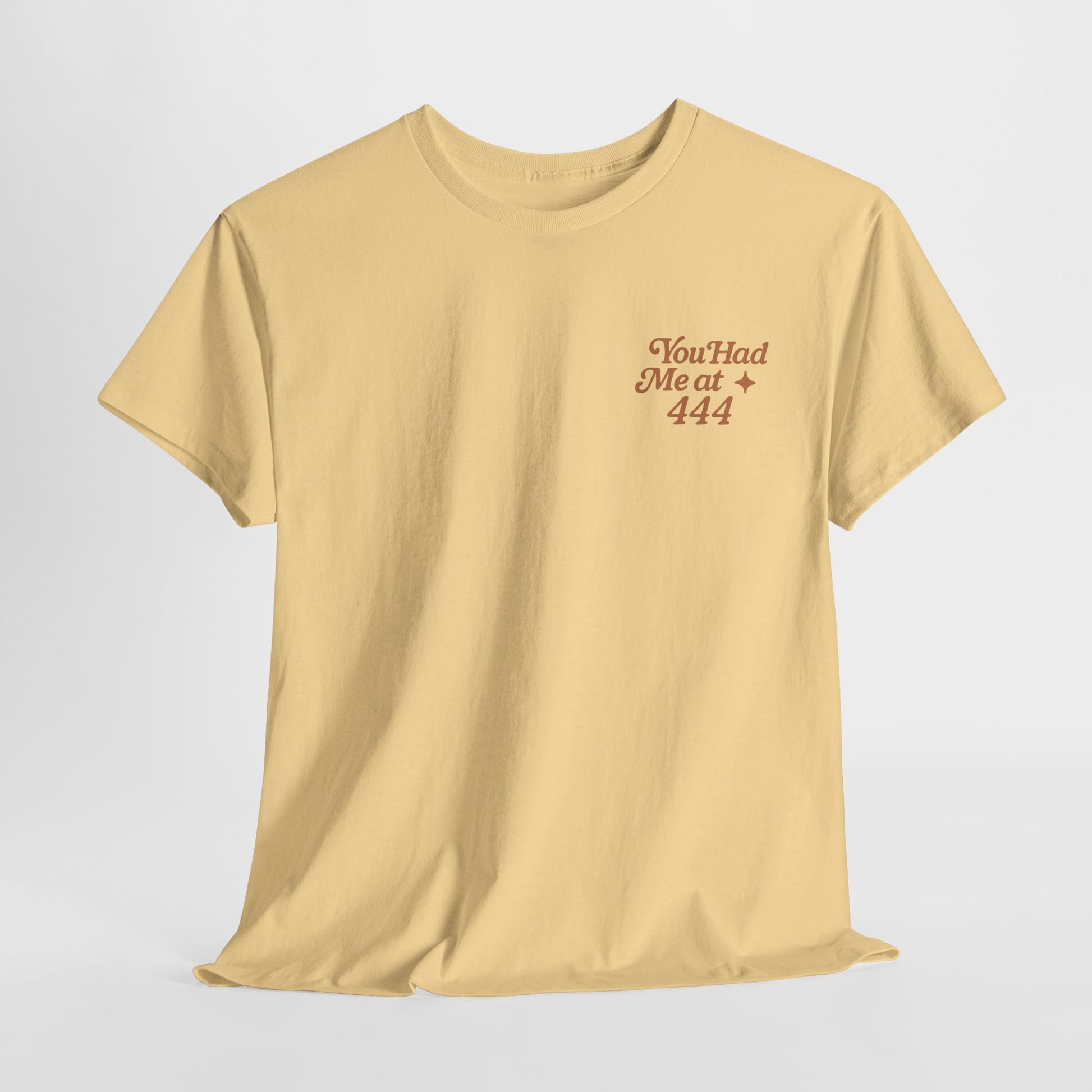 You Had Me at 444 – Retro Angel Number Mini Graphic Tee | Unisex Vintage Spiritual Shirt - Madame Soulière