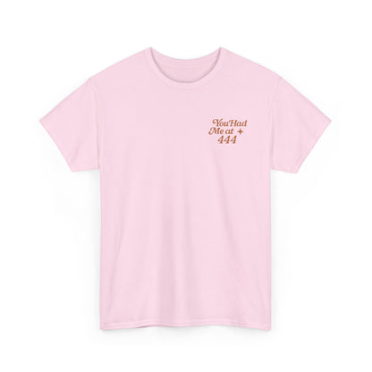 You Had Me at 444 – Retro Angel Number Mini Graphic Tee | Unisex Vintage Spiritual Shirt - Madame Soulière