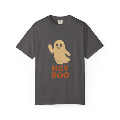 Retro Halloween Ghost T-Shirt – Vintage Pin Up Style Tee, Spooky Season Graphic Top, Hey Boo Shirt for Women & Men - Madame Soulière