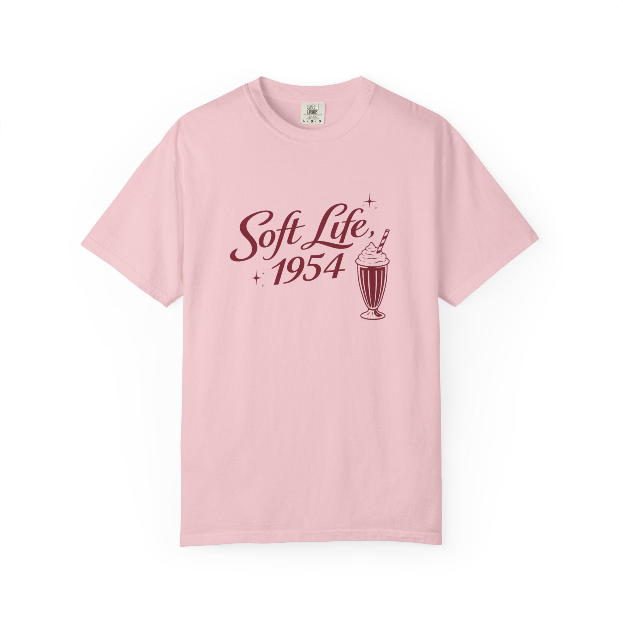The Soft Life 1954 Graphic T-Shirt – Retro Diner Aesthetic Unisex Tee