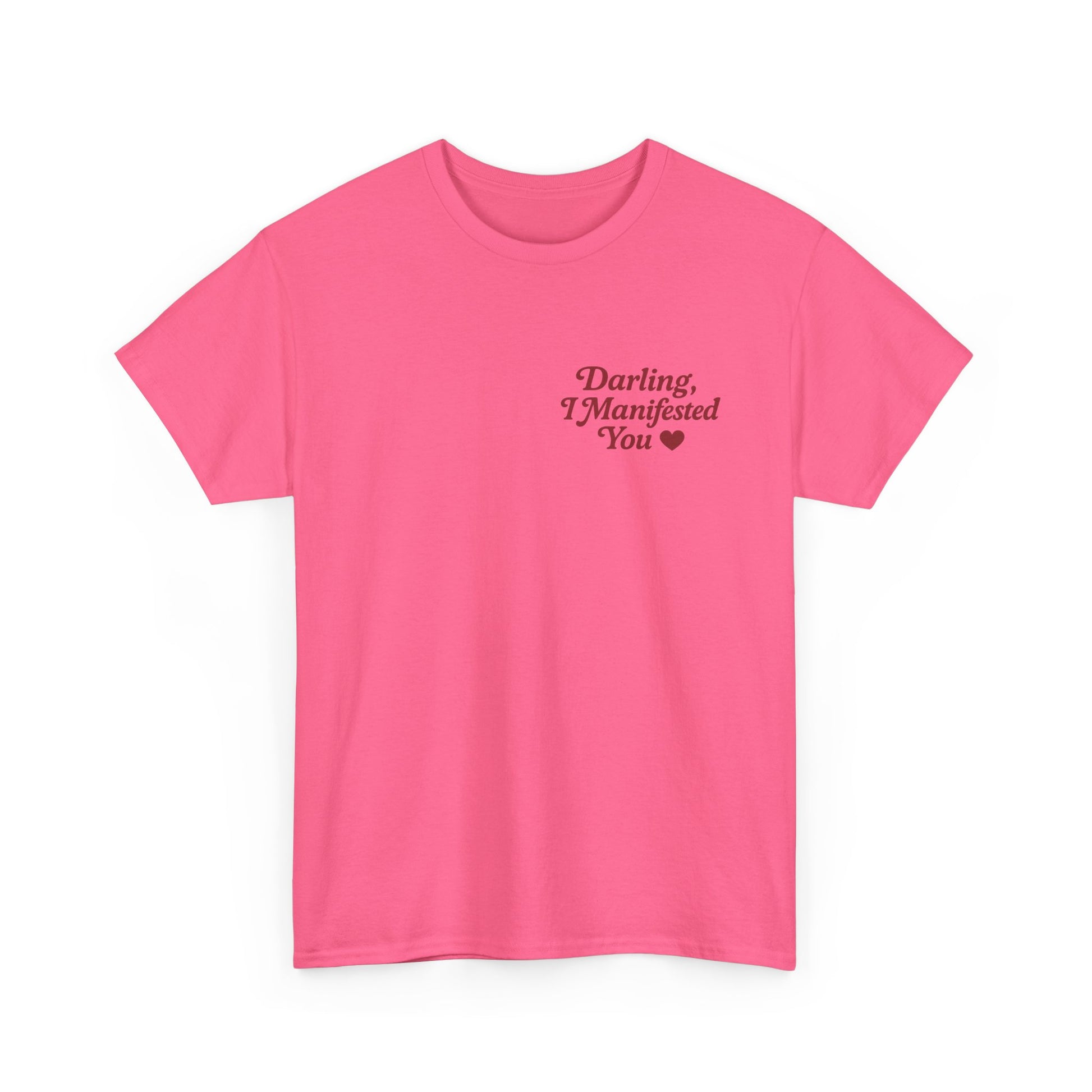 Darling, I Manifested You – Retro Mini Graphic Tee | Unisex Vintage Spiritual Shirt - Madame Soulière