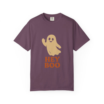 Retro Halloween Ghost T-Shirt – Vintage Pin Up Style Tee, Spooky Season Graphic Top, Hey Boo Shirt for Women & Men - Madame Soulière
