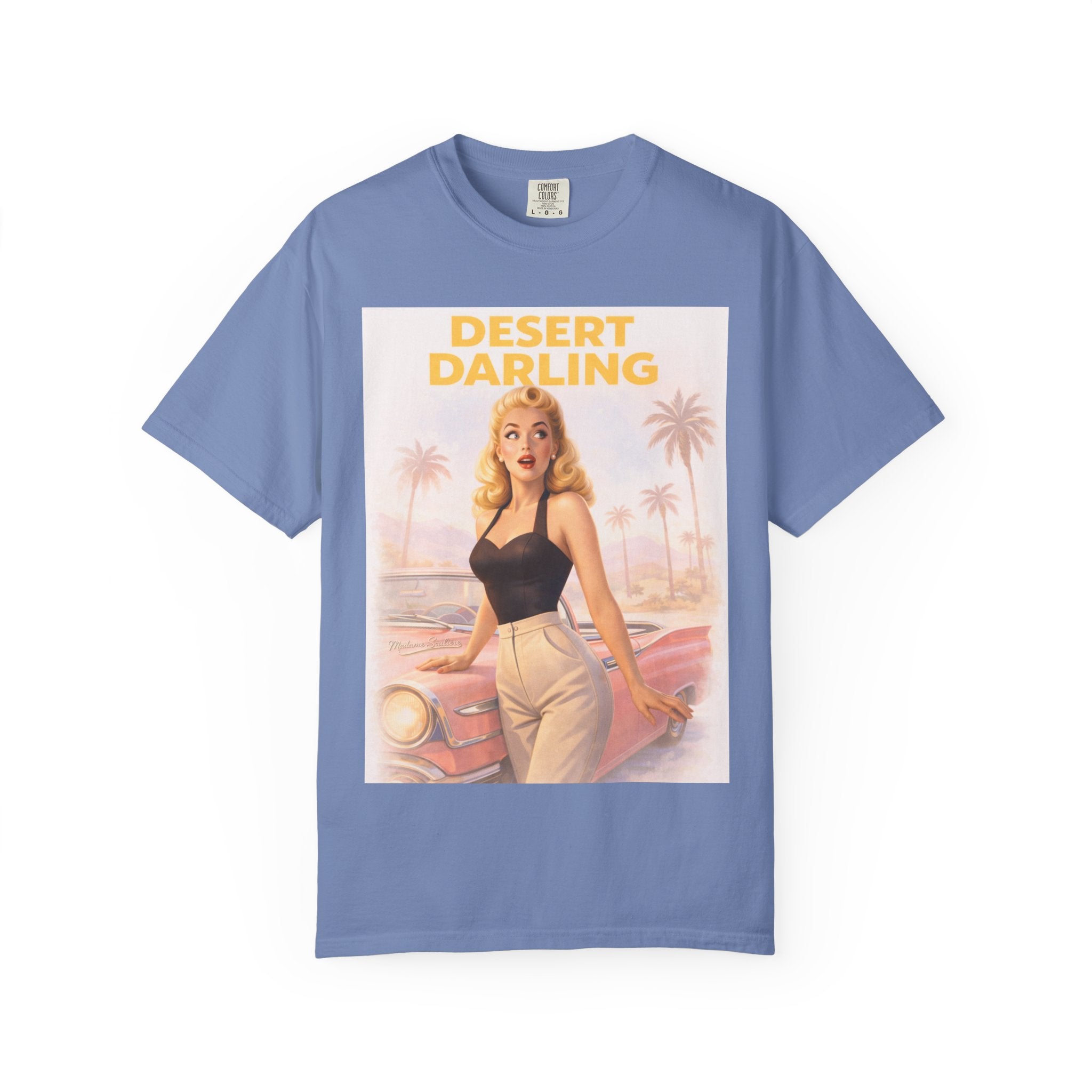 Desert Darling – Retro Pin-Up Graphic T-Shirt