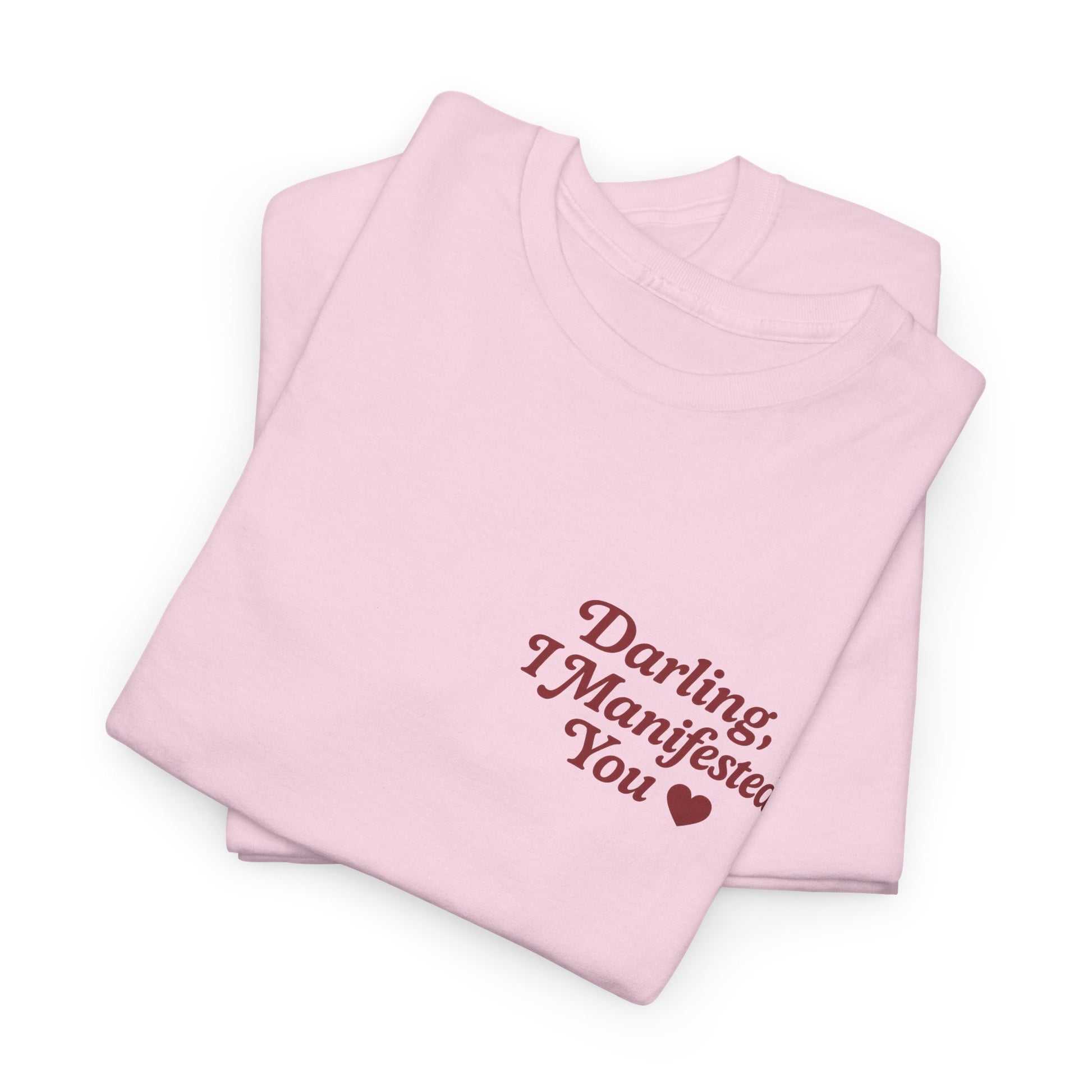 Darling, I Manifested You – Retro Mini Graphic Tee | Unisex Vintage Spiritual Shirt - Madame Soulière