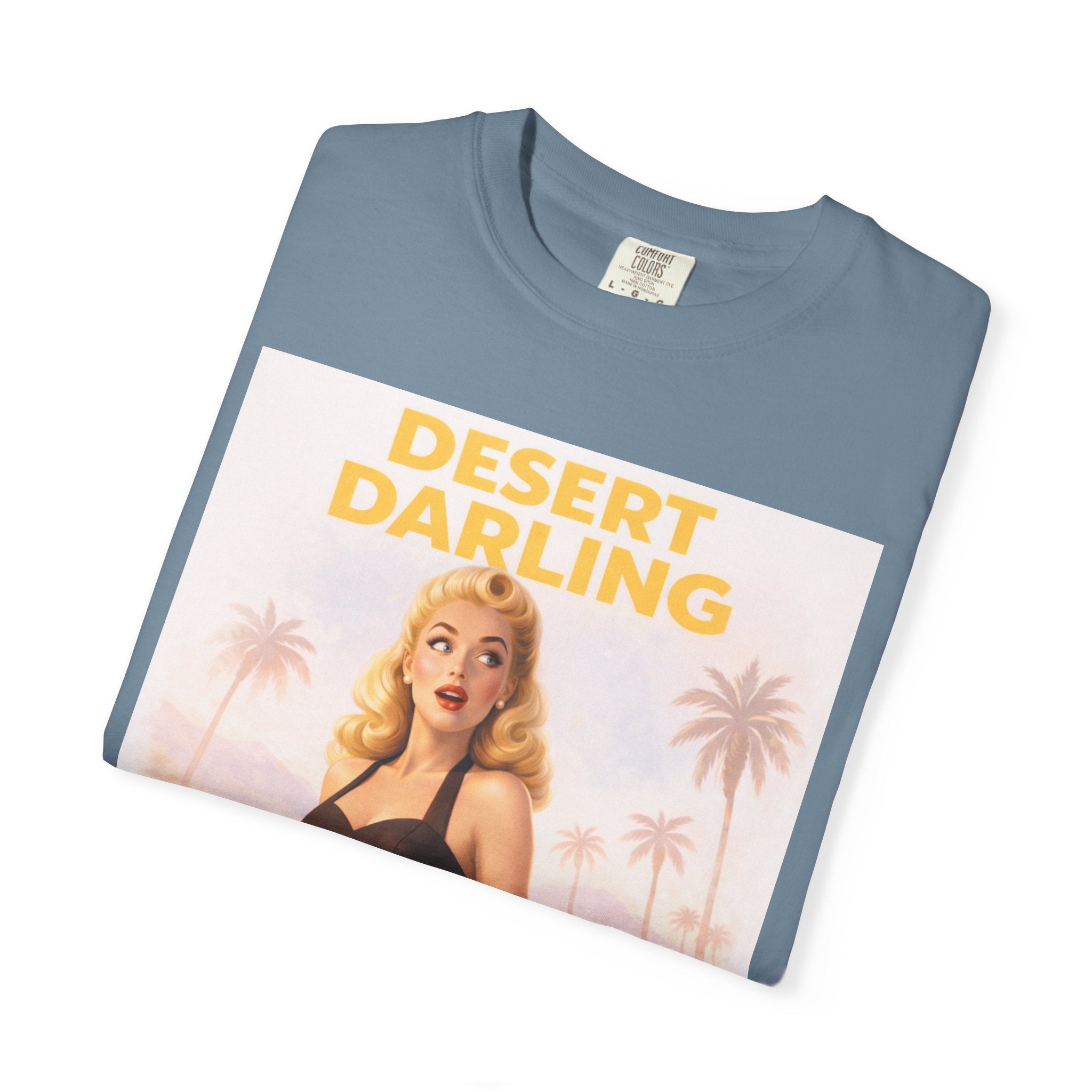 Desert Darling – Retro Pin-Up Graphic T-Shirt
