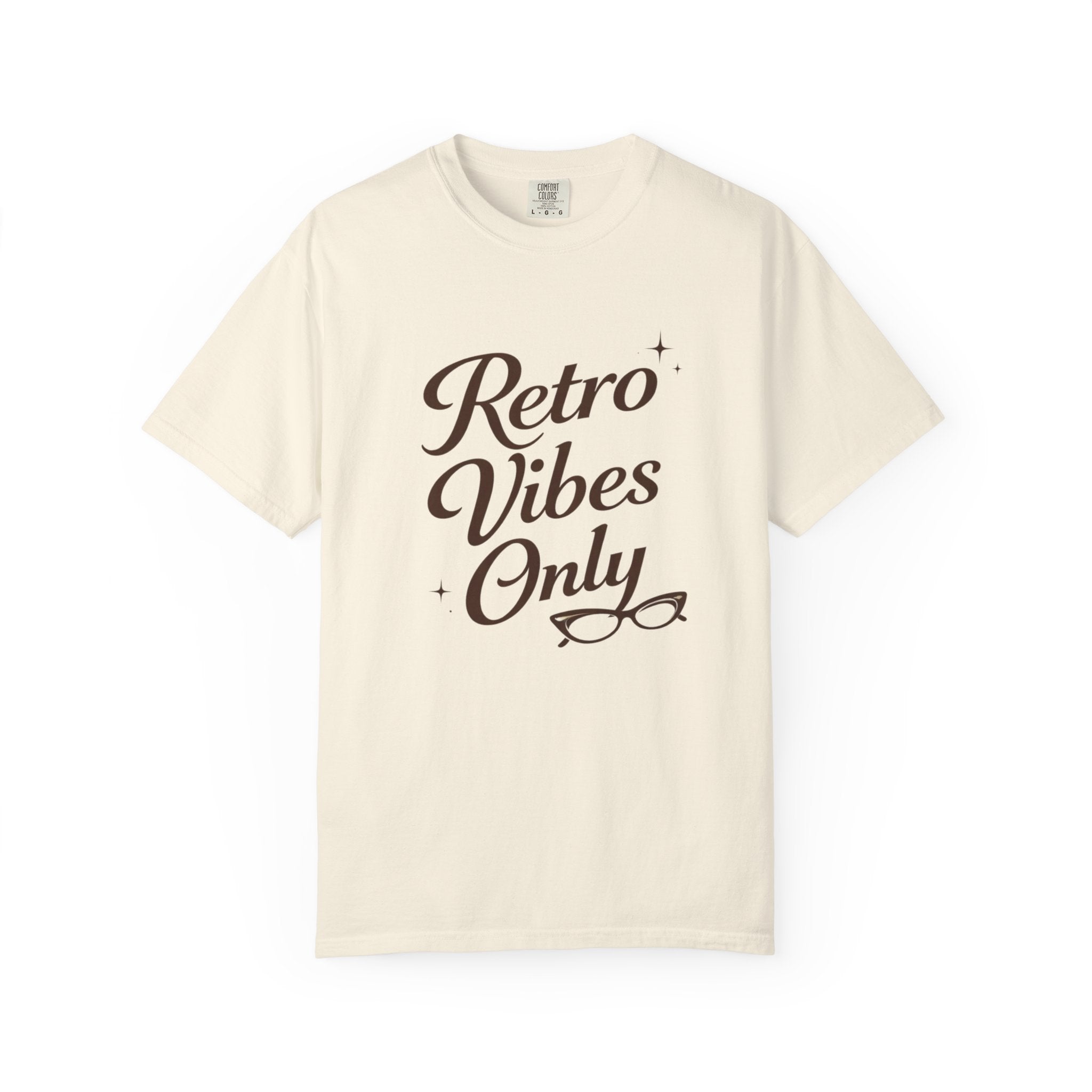 Retro Vibes Only Graphic T-Shirt – Vintage 1950s Aesthetic Unisex Tee