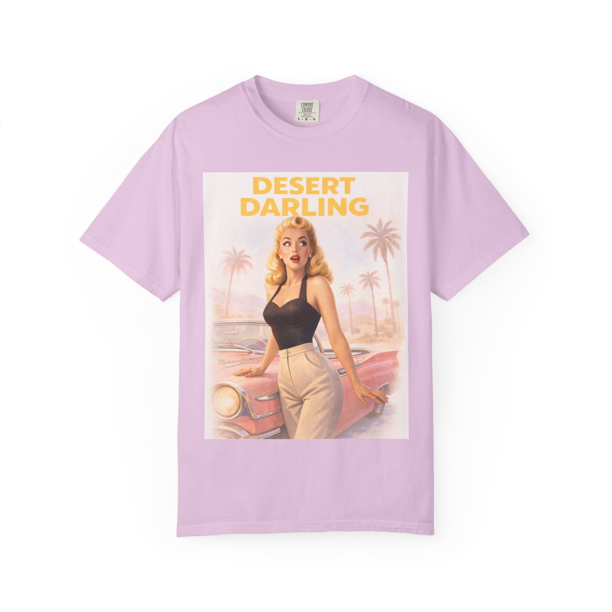 Desert Darling – Retro Pin-Up Graphic T-Shirt