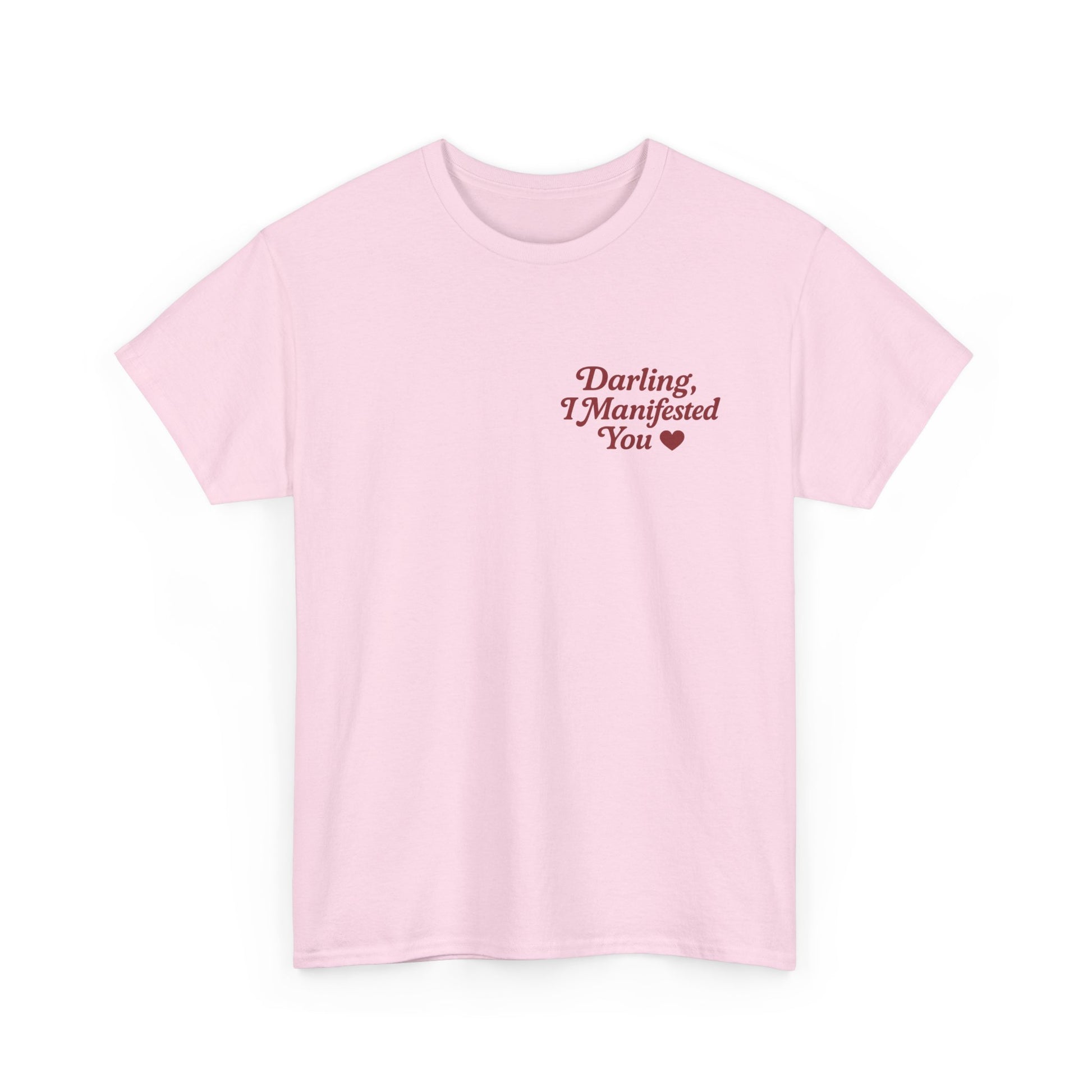 Darling, I Manifested You – Retro Mini Graphic Tee | Unisex Vintage Spiritual Shirt - Madame Soulière