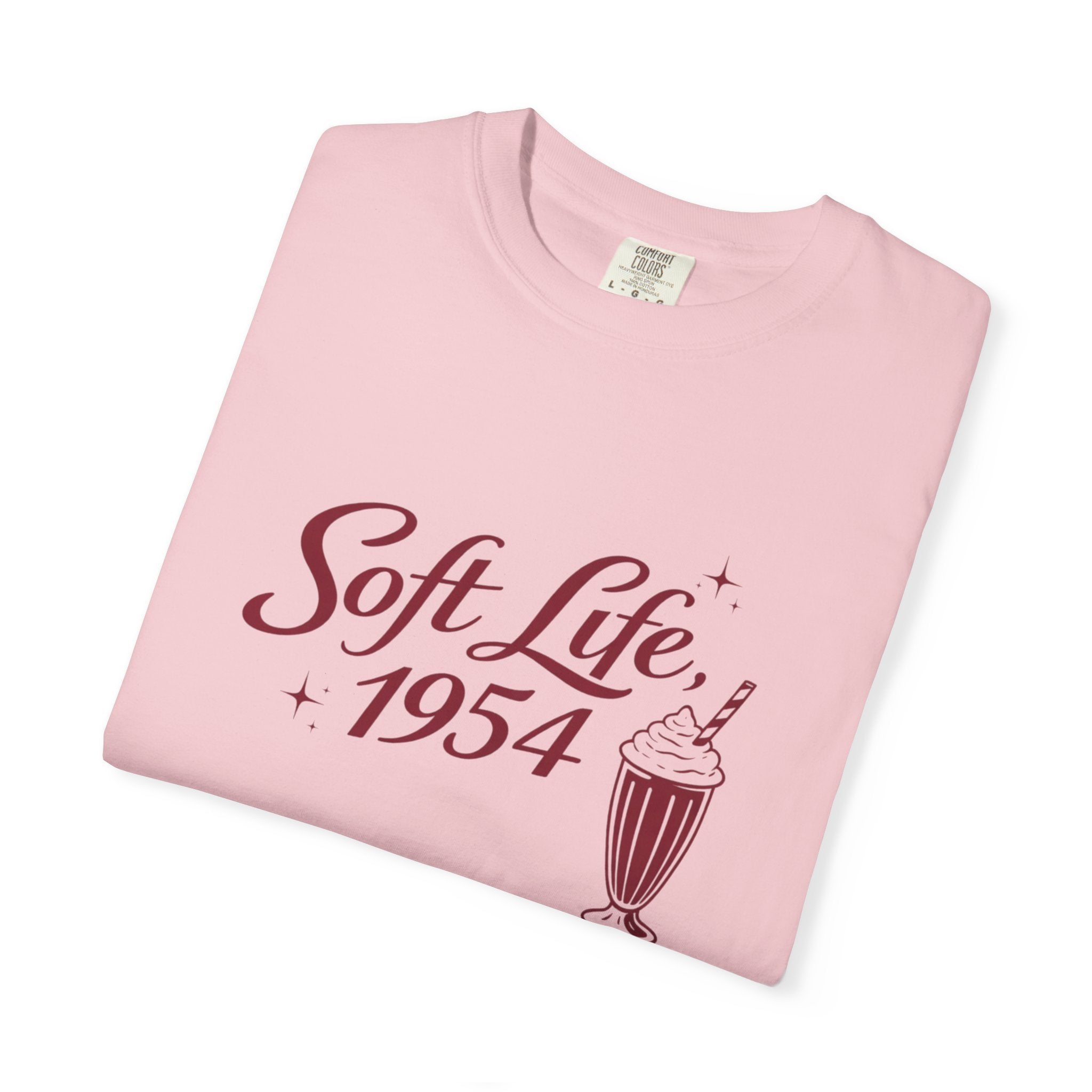 The Soft Life 1954 Graphic T-Shirt – Retro Diner Aesthetic Unisex Tee