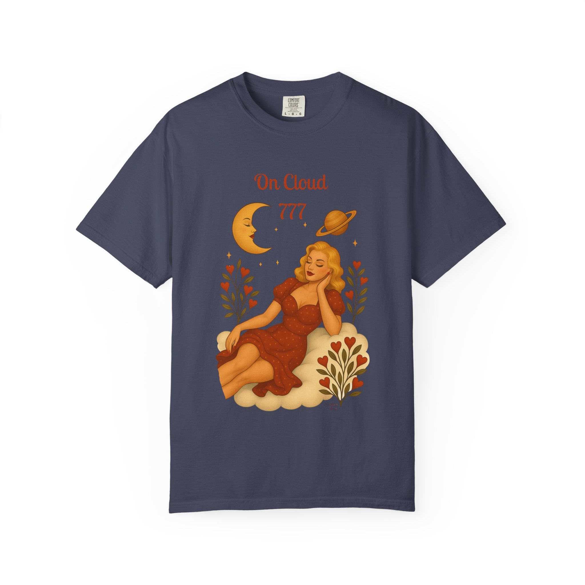 On Cloud 777 – Retro Divine Feminine Vintage T-Shirt