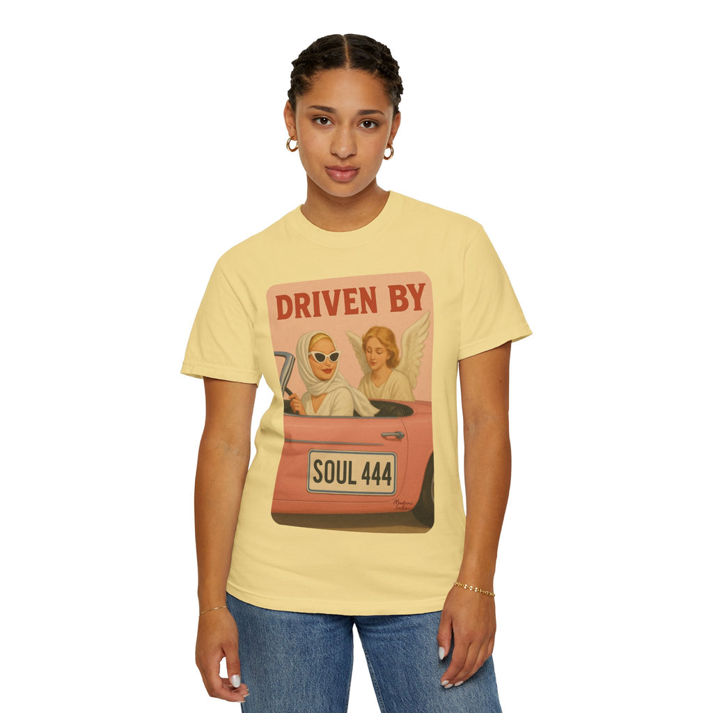 Driven by Soul 444 Graphic T-Shirt – Spiritual Retro Angel Number Unisex Tee