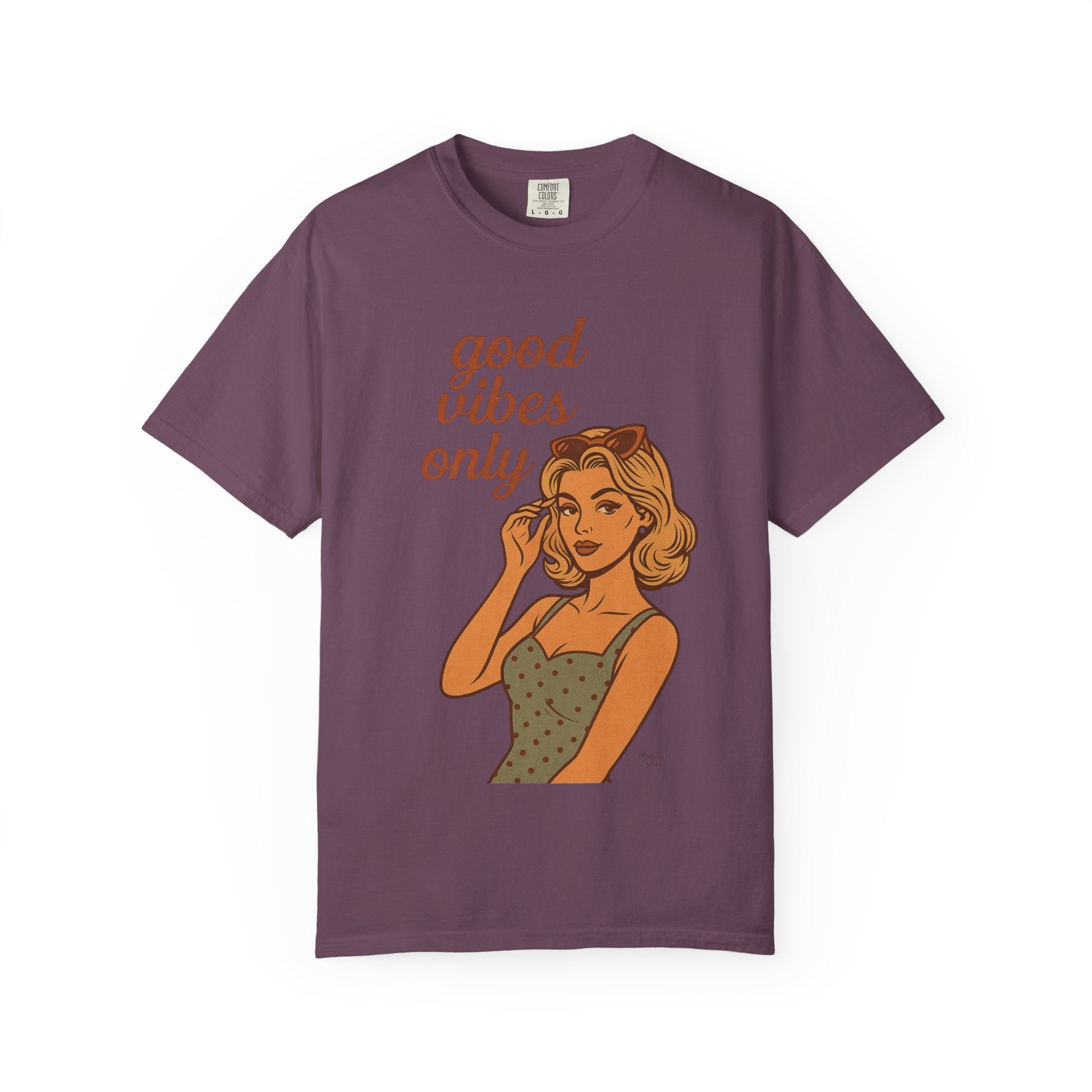 Good Vibes Only – Retro Pin-Up Vintage T-Shirt