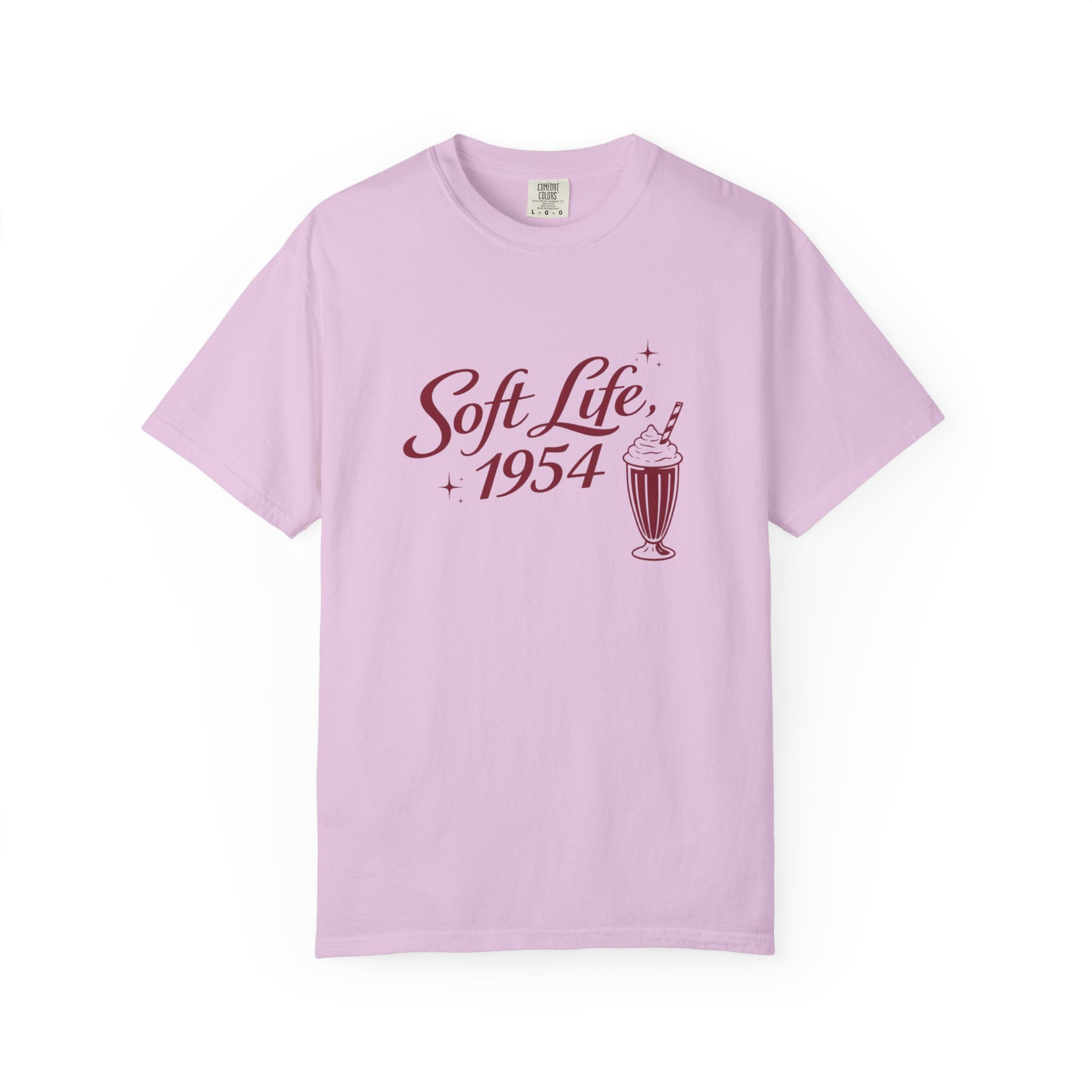 The Soft Life 1954 Graphic T-Shirt – Retro Diner Aesthetic Unisex Tee