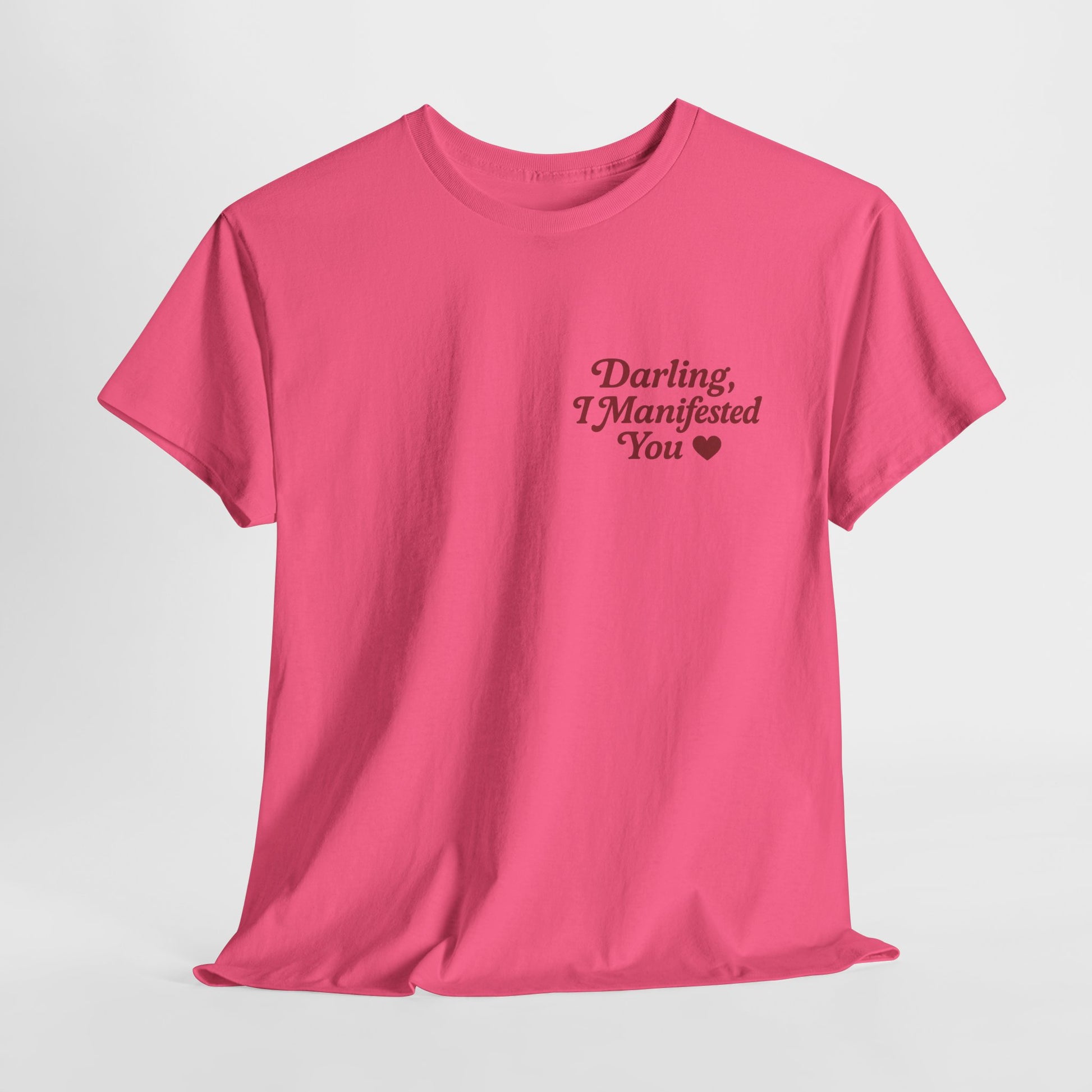 Darling, I Manifested You – Retro Mini Graphic Tee | Unisex Vintage Spiritual Shirt - Madame Soulière