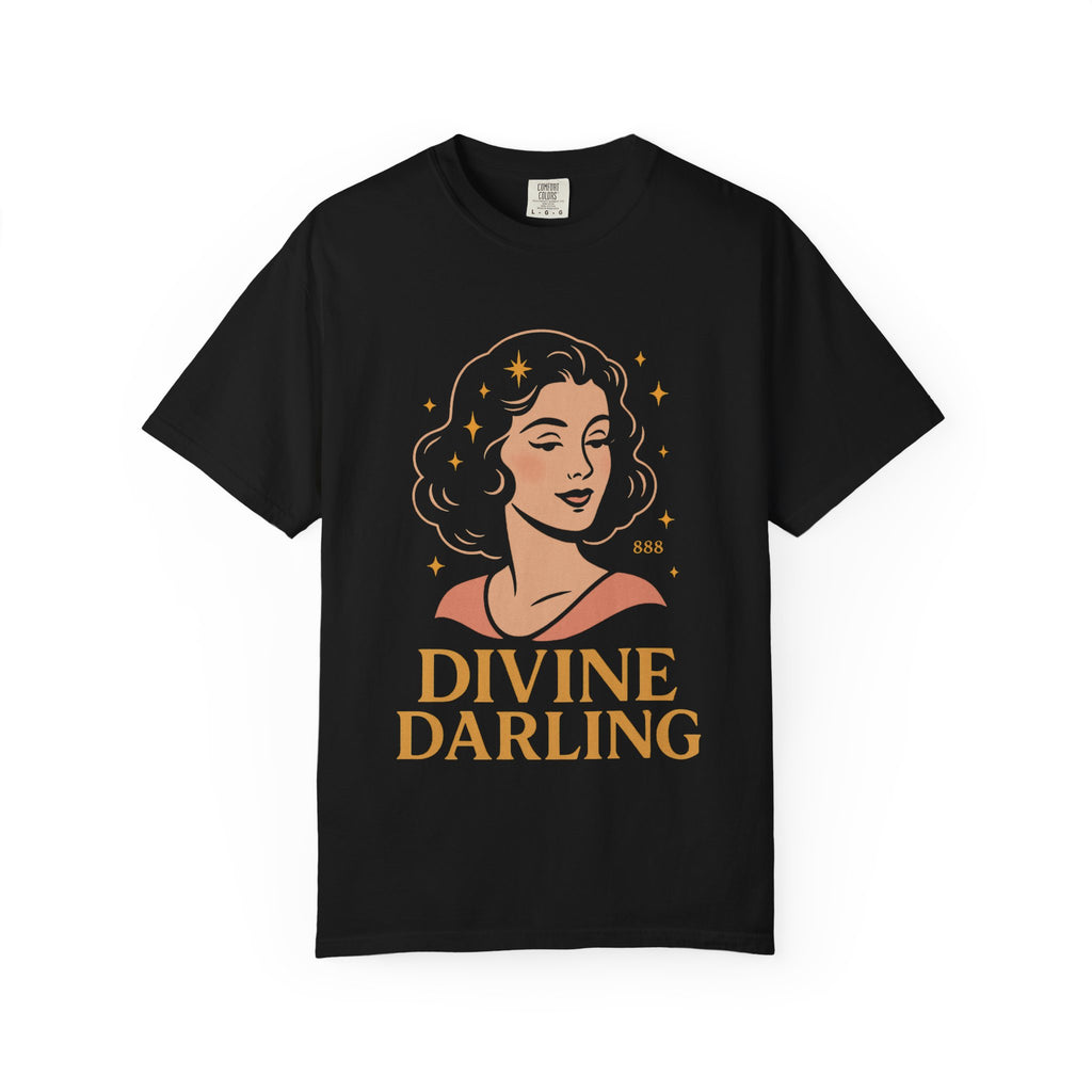 Divine Darling – Retro Pin-Up Vintage T-Shirt