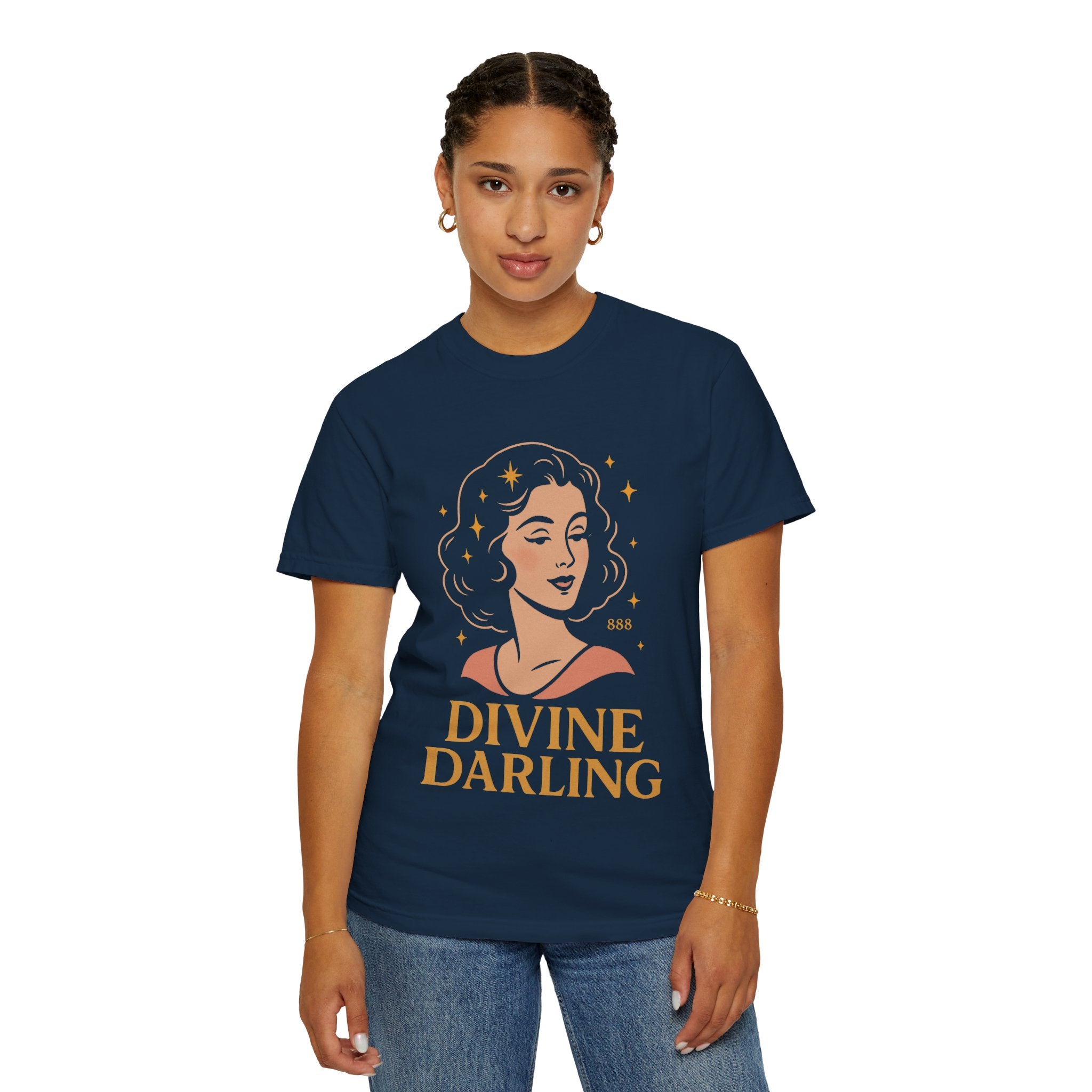 Divine Darling – Retro Pin-Up Vintage T-Shirt