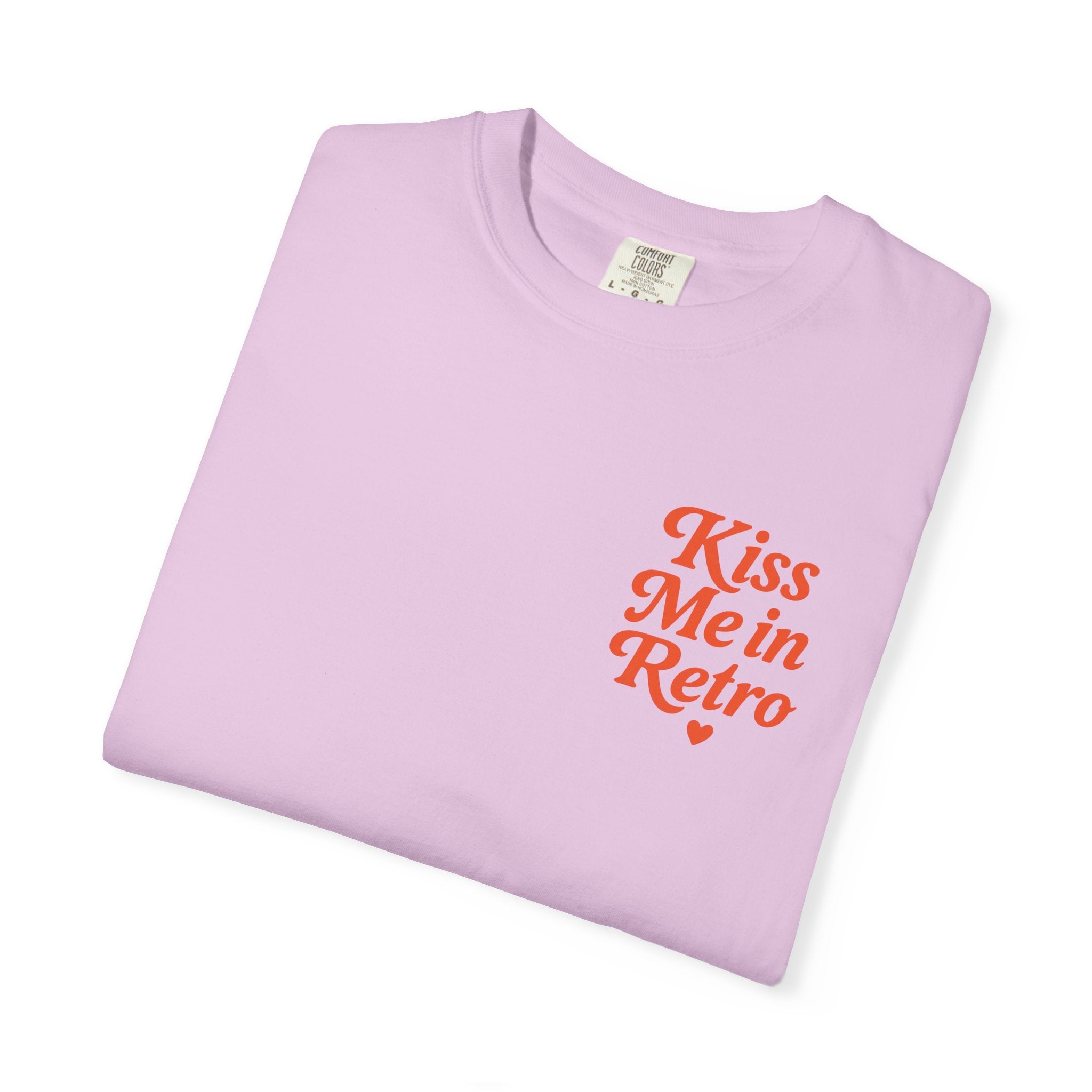 Kiss Me in Retro Graphic T-Shirt – Vintage Mini Motif Unisex Tee