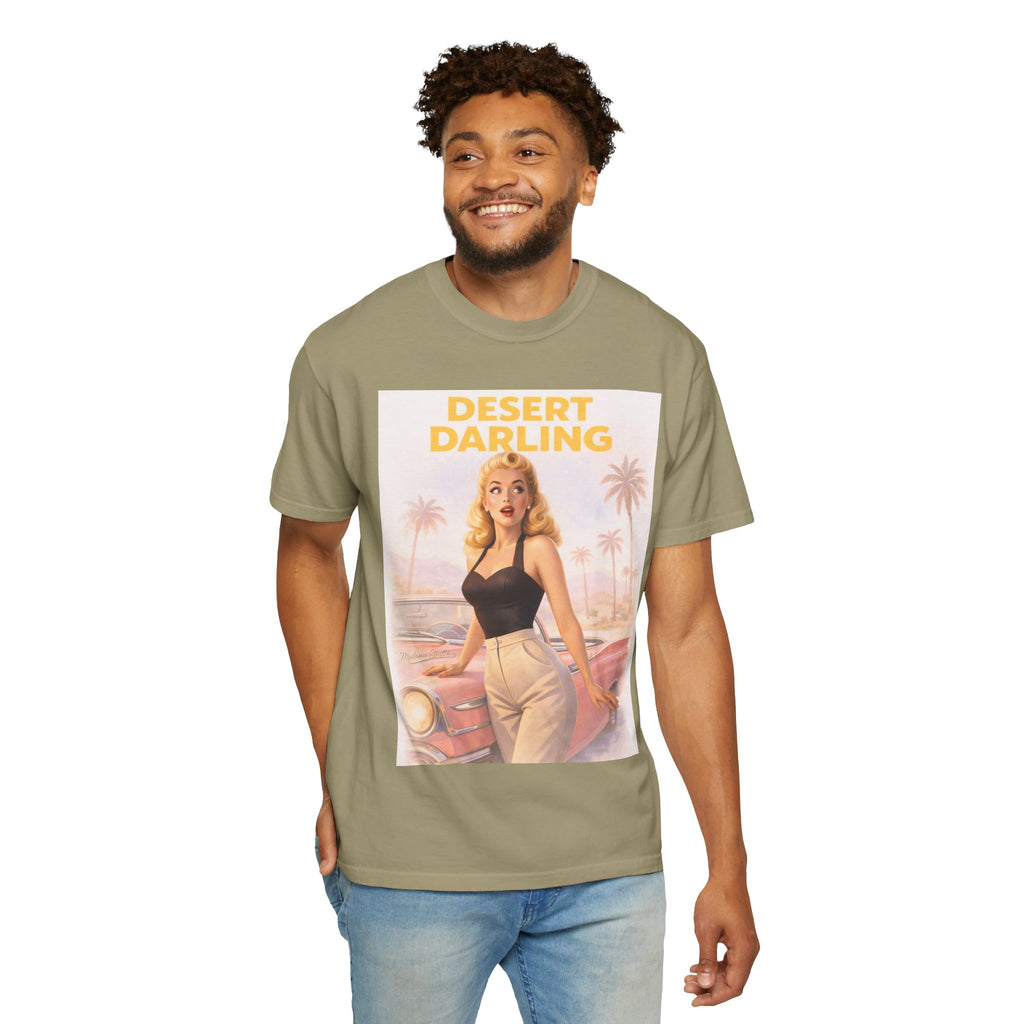 Desert Darling – Retro Pin-Up Graphic T-Shirt