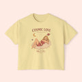 Cosmic Feminine Frequency – Retro Pin-Up Vintage Boxy T-Shirt