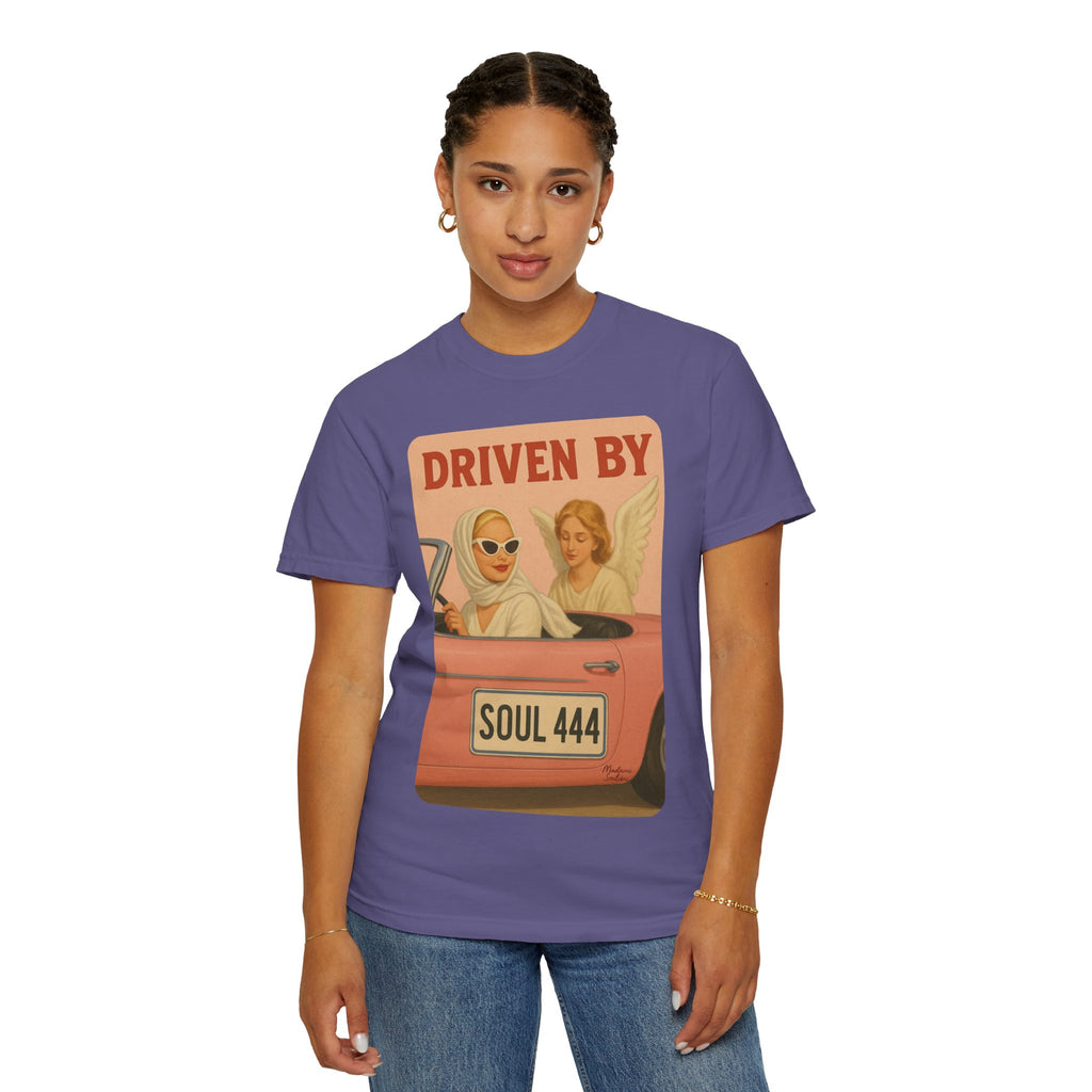 Driven by Soul 444 Graphic T-Shirt – Spiritual Retro Angel Number Unisex Tee
