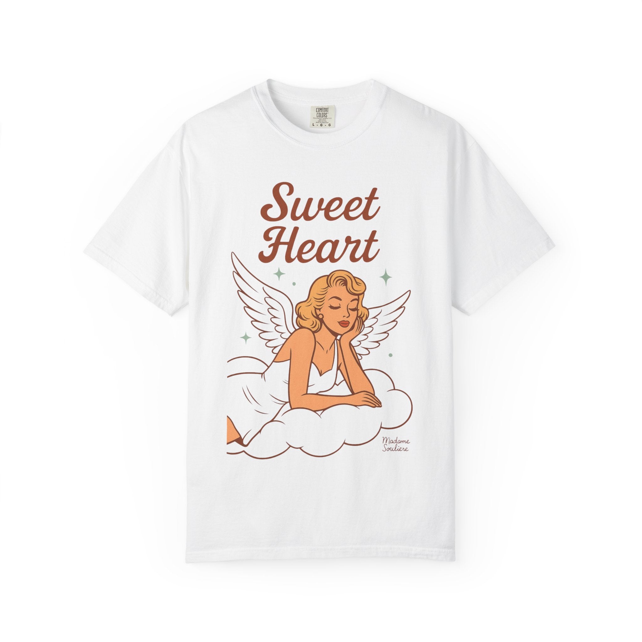 Sweet Heart – Retro Angel Vintage T-Shirt