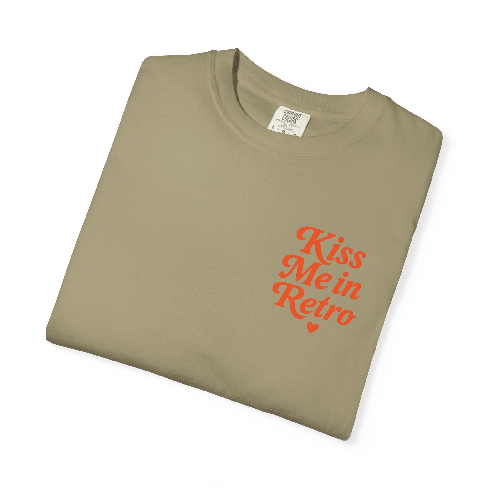 Kiss Me in Retro Graphic T-Shirt – Vintage Mini Motif Unisex Tee