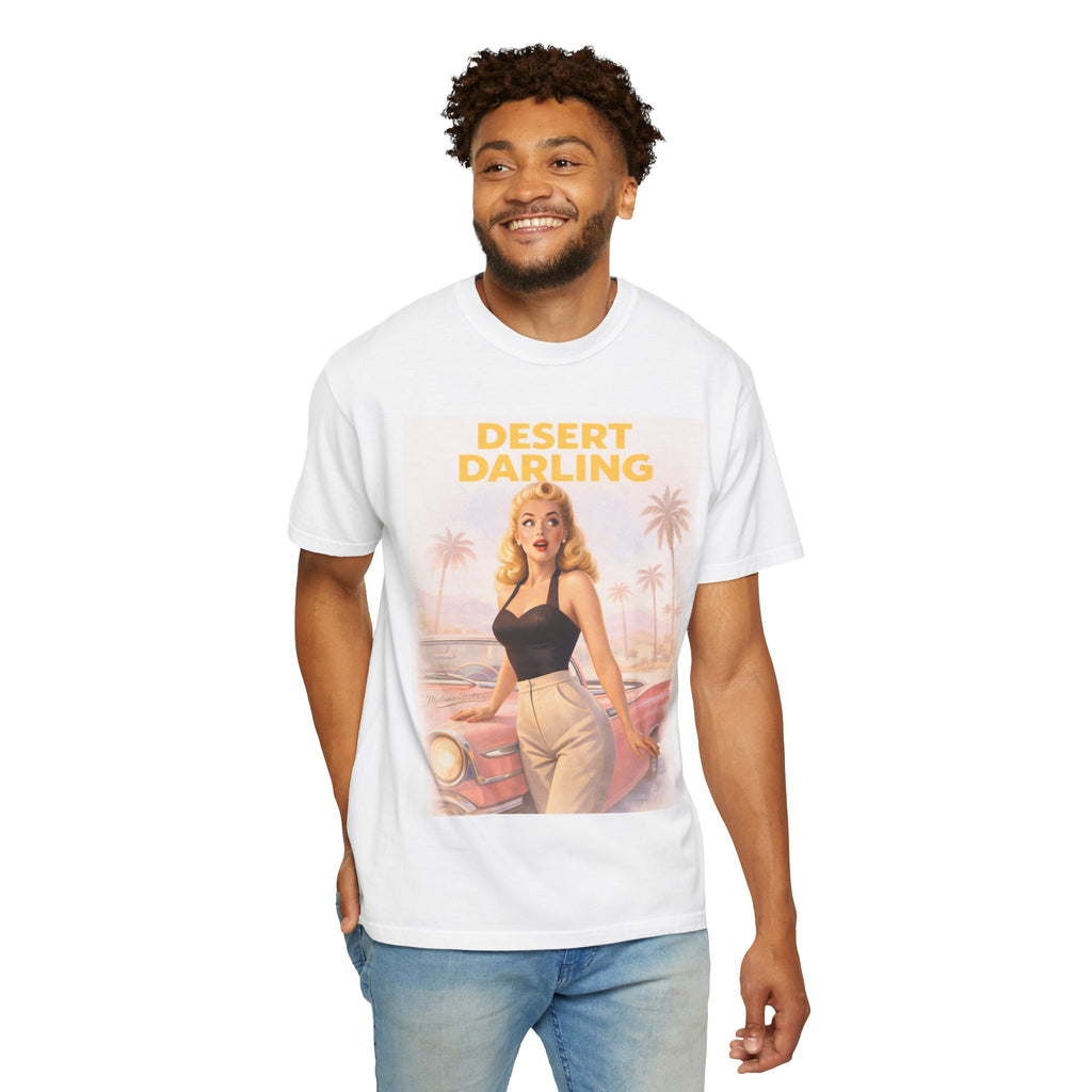 Desert Darling – Retro Pin-Up Graphic T-Shirt