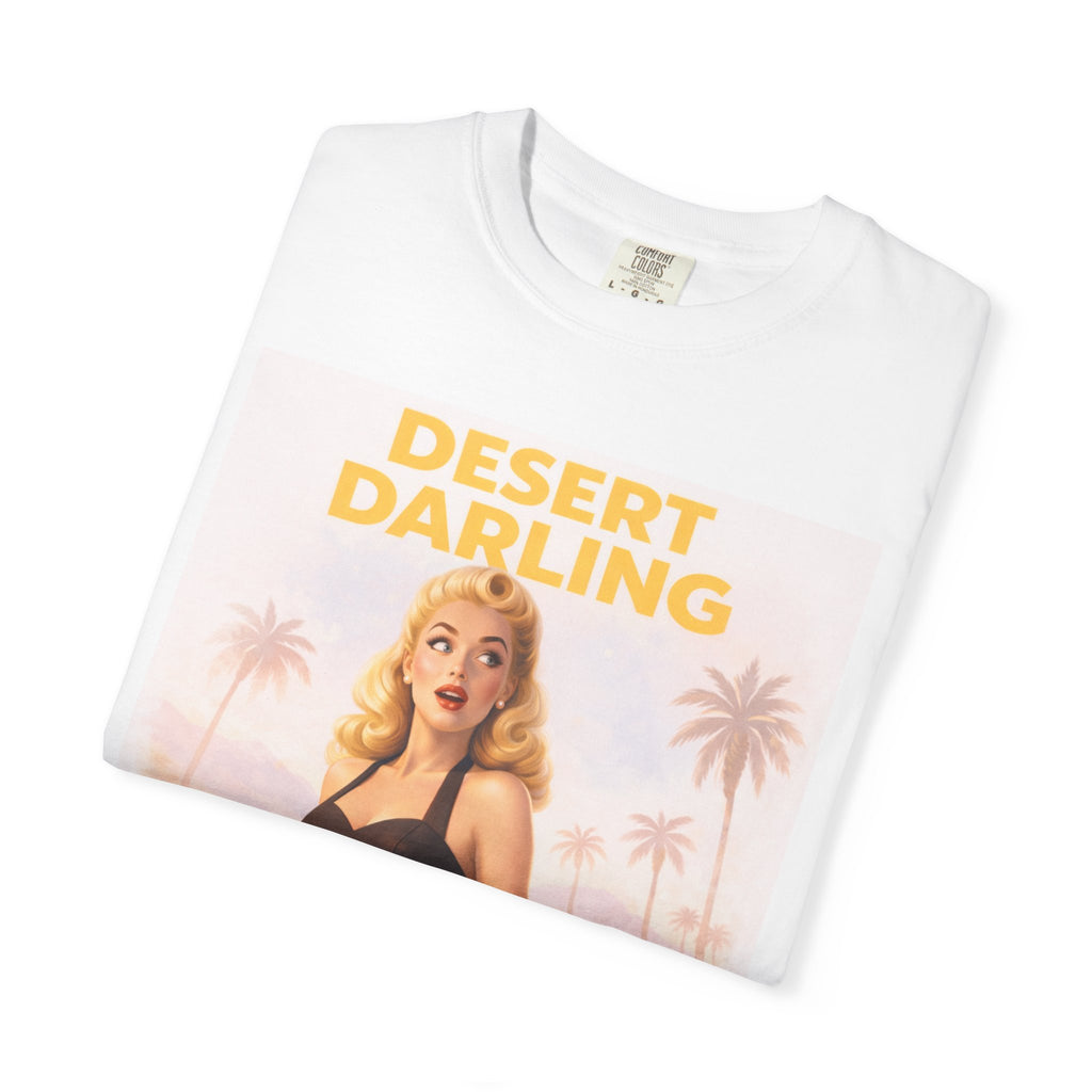 Desert Darling – Retro Pin-Up Graphic T-Shirt