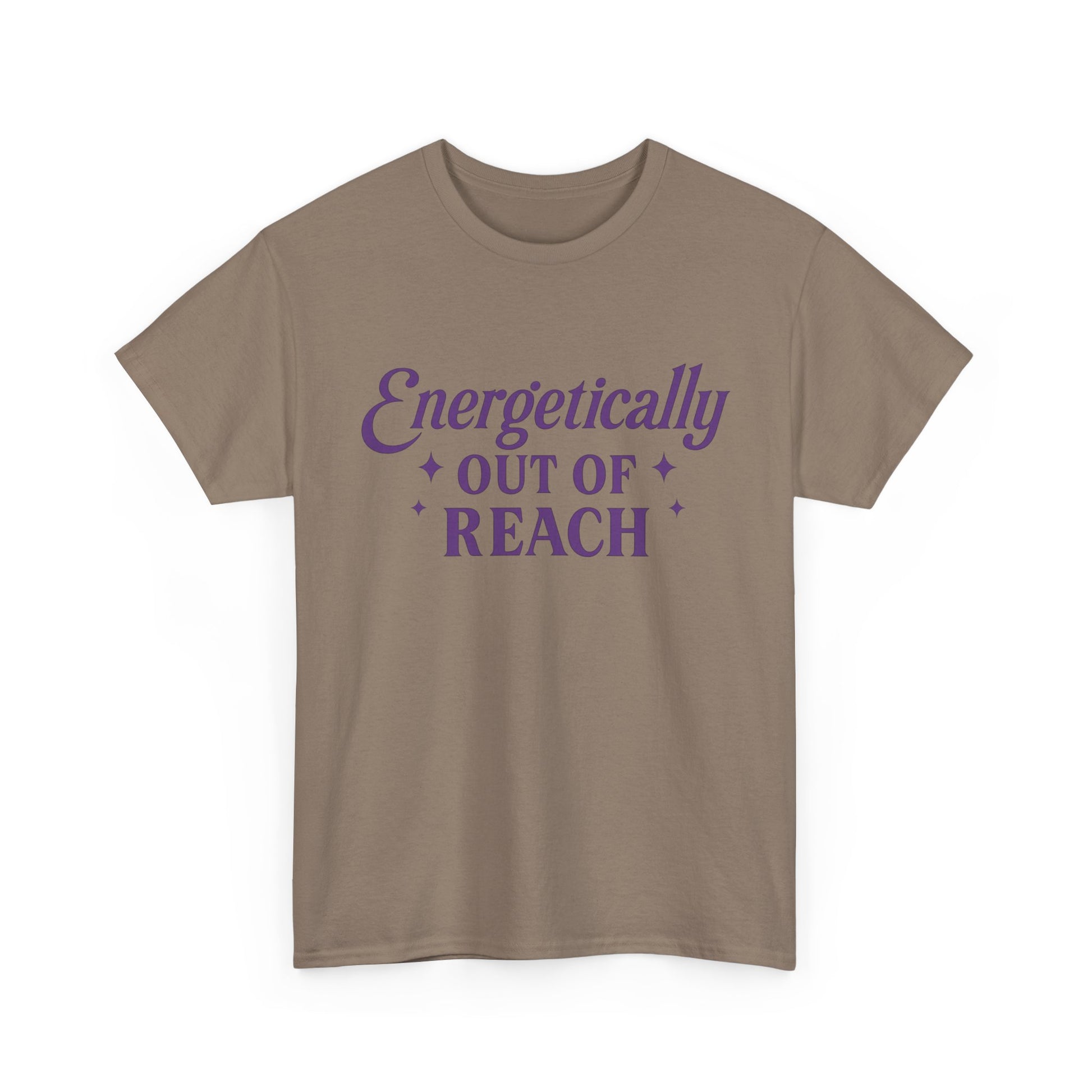 Energetically Out of Reach Unisex T-Shirt – Retro Vintage Graphic Tee, Spiritual Pin Up Shirt, Aesthetic Cosmic Vibes Top - Madame Soulière