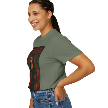 The Crimson Spell Halloween Unisex T-Shirt – Retro Witch Graphic Tee, Vintage Horror Spooky Top,  Scary Season Shirt - Madame Soulière
