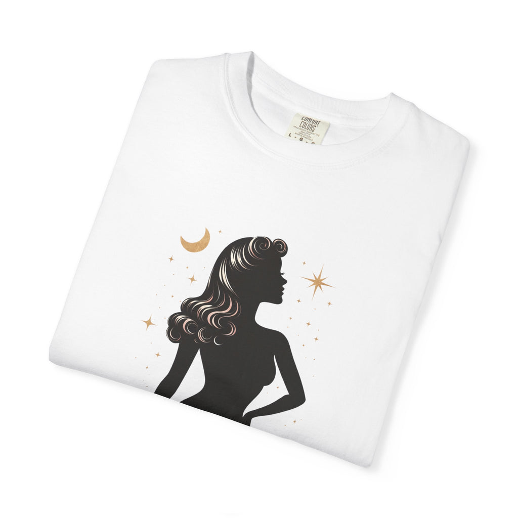 A Cosmic Woman Never Gets Lost – Vintage Feminine Cosmic T-Shirt