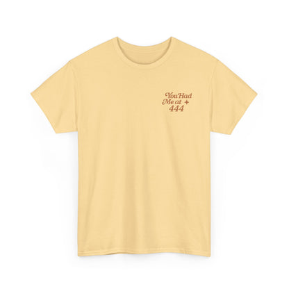 You Had Me at 444 – Retro Angel Number Mini Graphic Tee | Unisex Vintage Spiritual Shirt - Madame Soulière